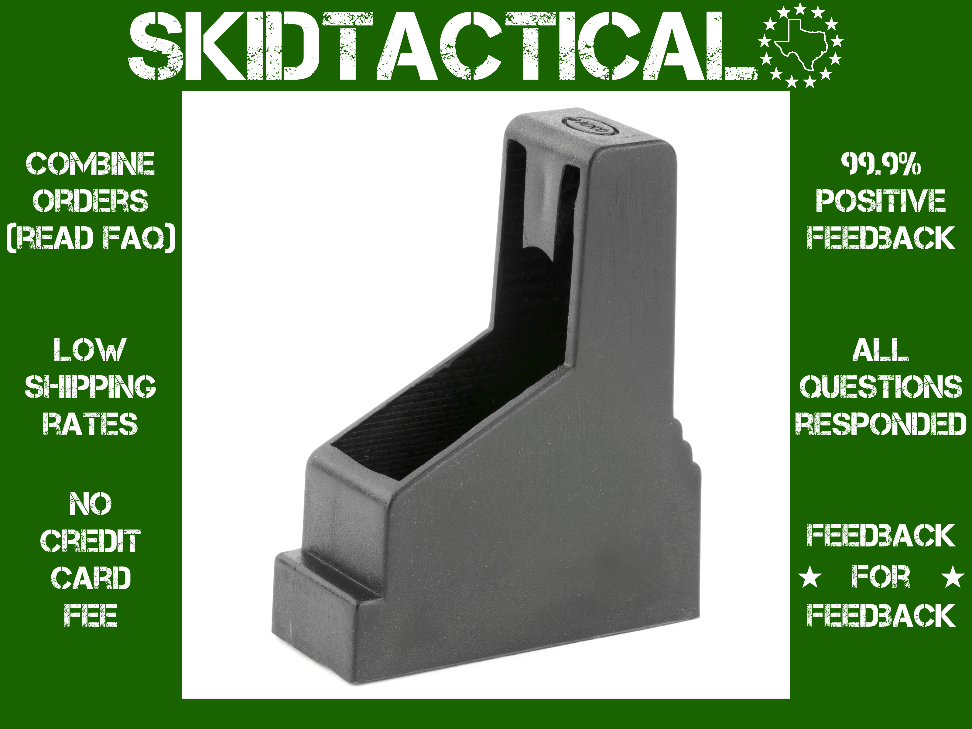 ADCO 9MM-45ACP Super Thumb Mag Loader/Unloader - Black - Other Gun ...