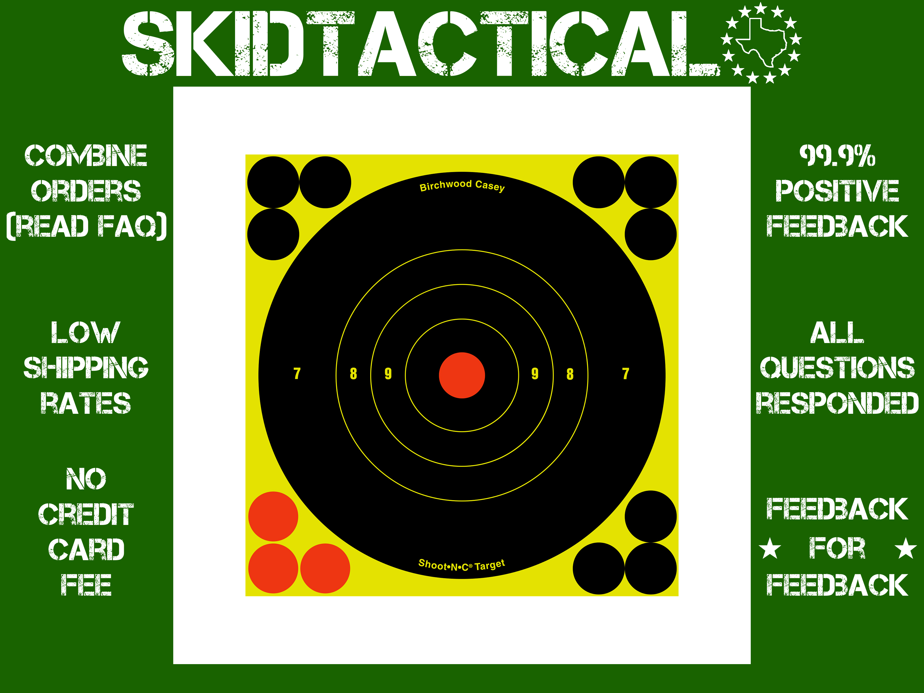Birchwood Casey B16-12 Shoot-N-C Target 6