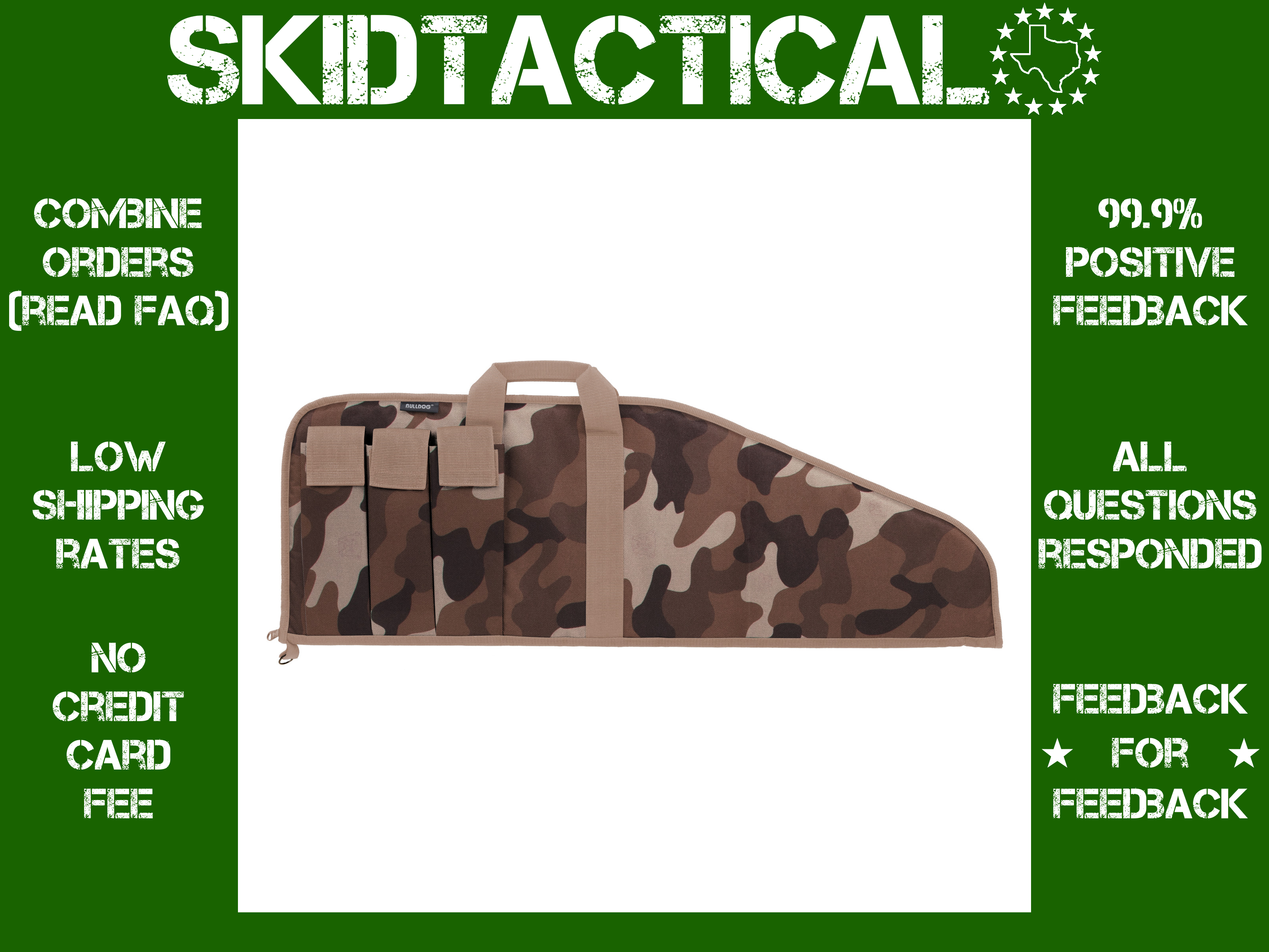 Bulldog Cases Pit Bull Tactical Rifle Nylon Rifle Case 43