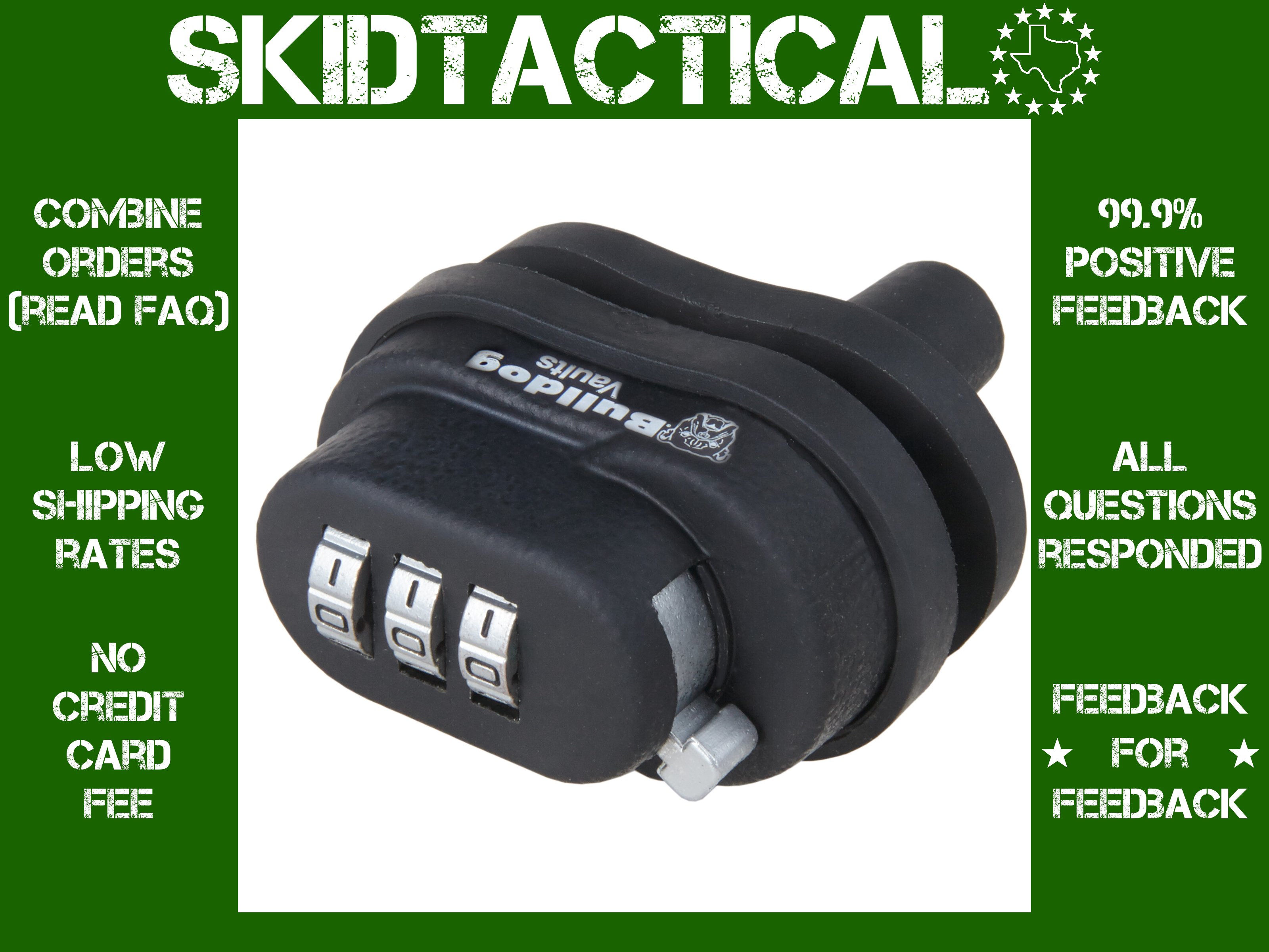 Bulldog Cases Trigger Gun Lock Black Gun Safes & Trigger Locks at 1071727741