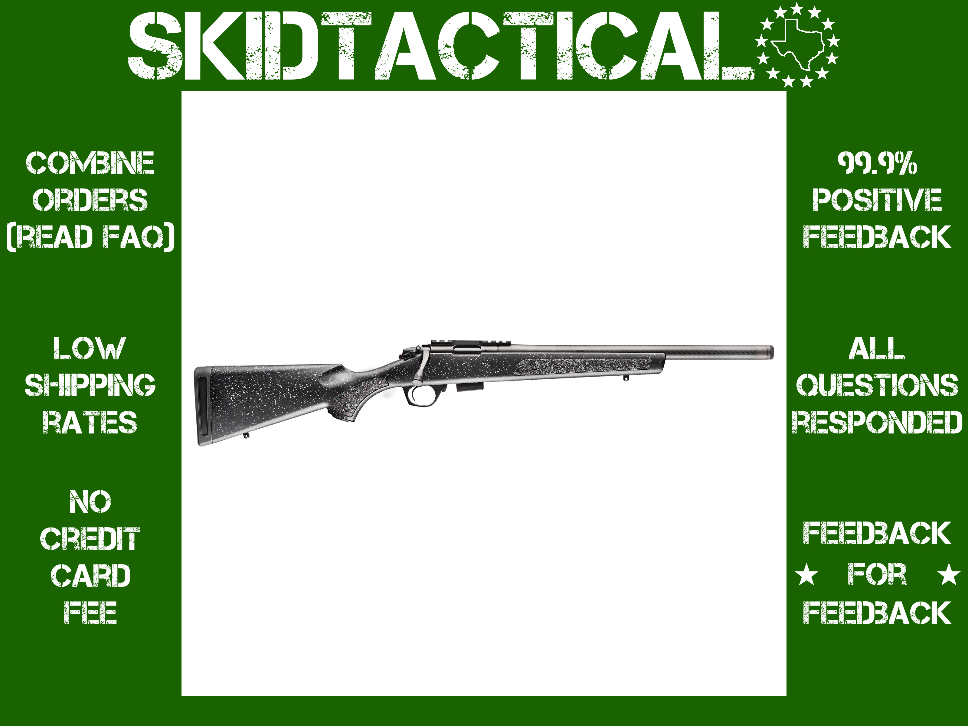 Bergara BMR Rifle 18" 22 LR 10 Rounds Rifled Sight - Black-img-0