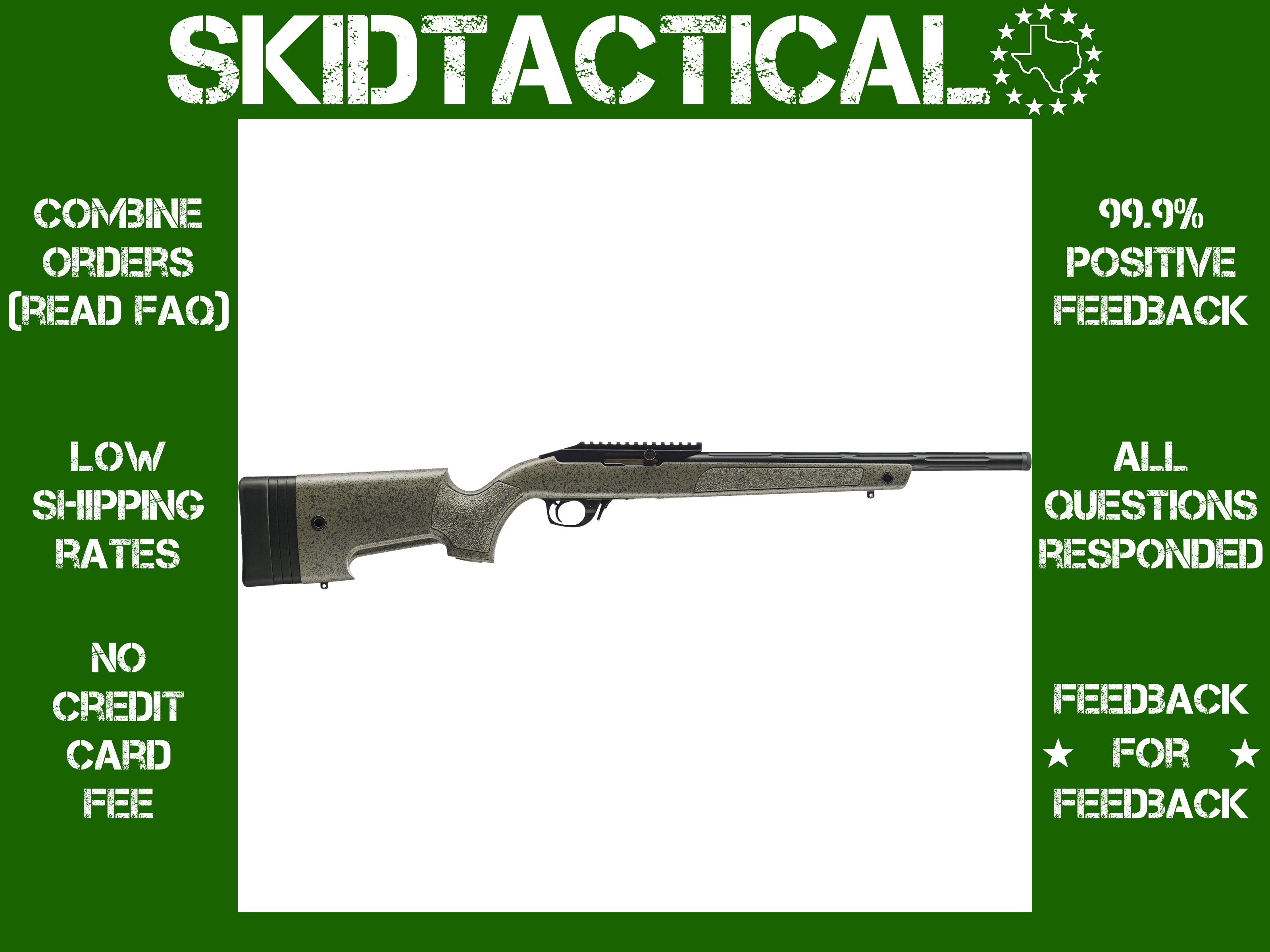 Bergara Rimfire Series BXR 16.5" 22 LR 10 Rounds - Olive Drab Green-img-0