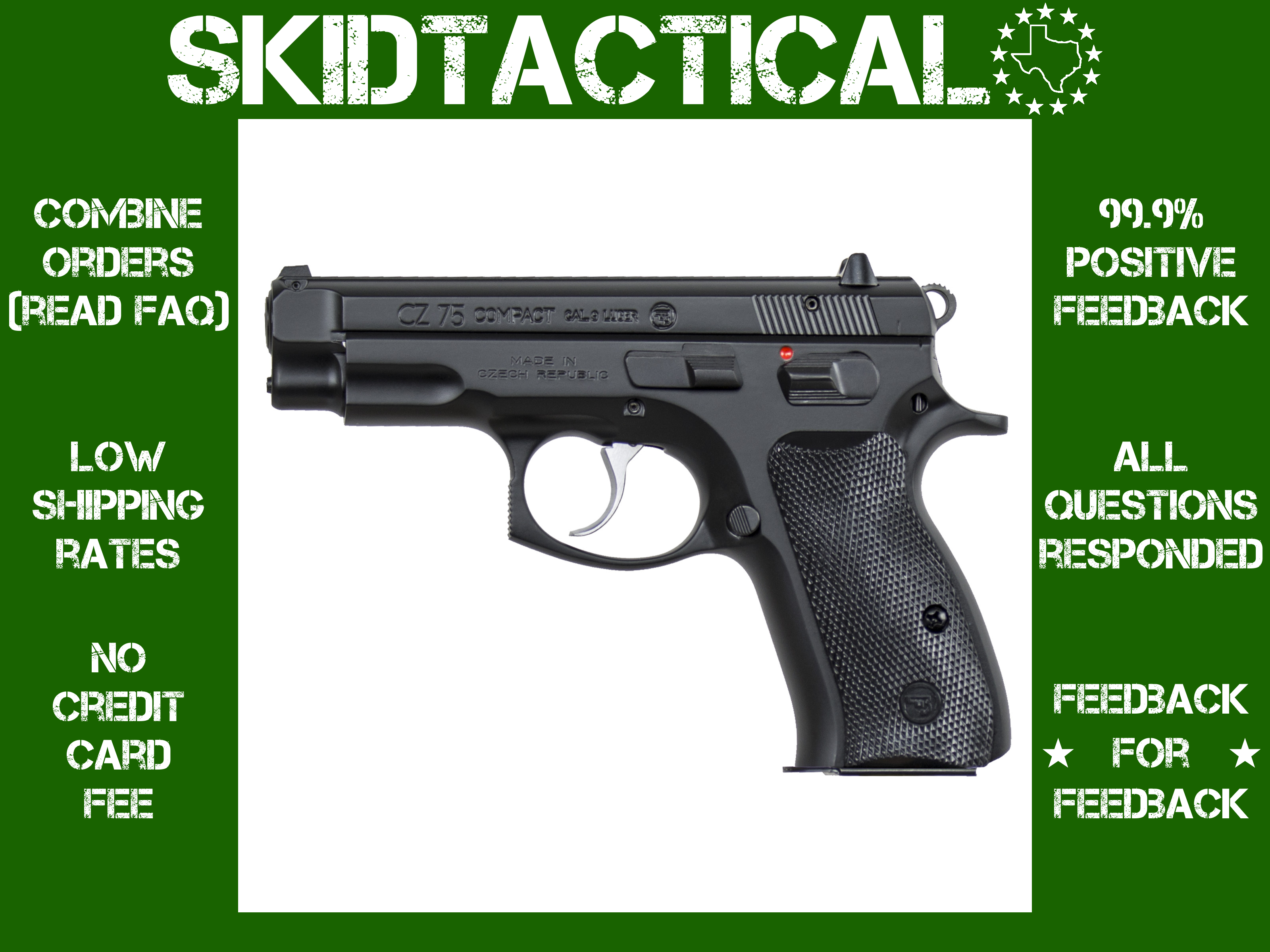 CZ TS 3 DA/SA 3.7" 9MM 10 Rounds Fixed Sights - Black-img-0