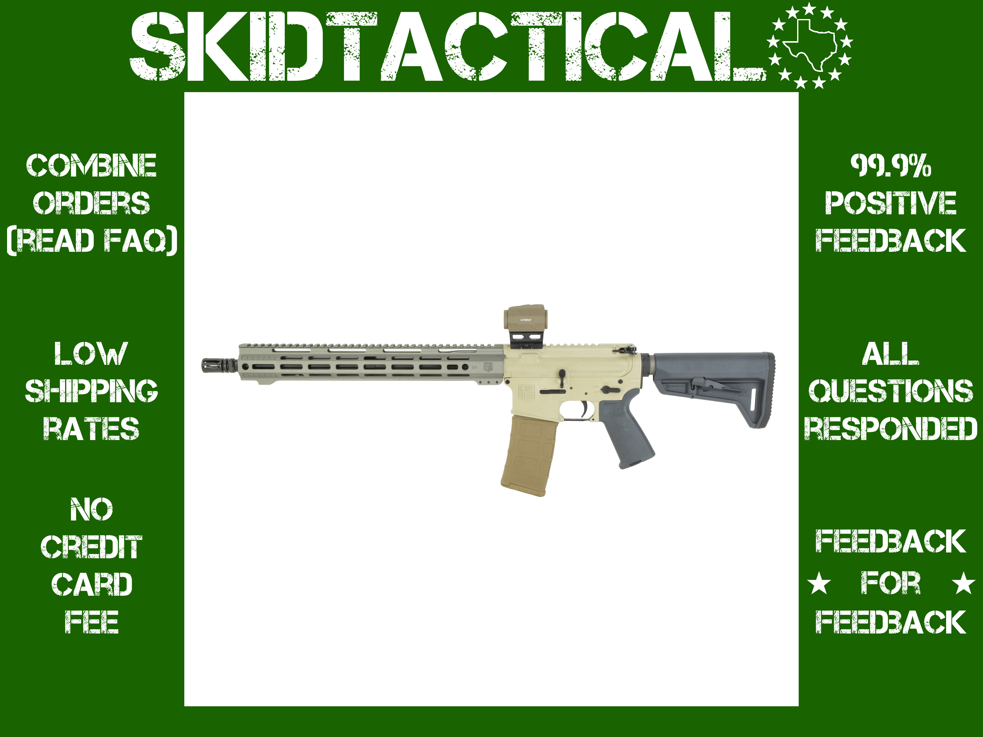 Diamondback Firearms DB15 16" 556NATO 30 Rounds - Sage-img-0