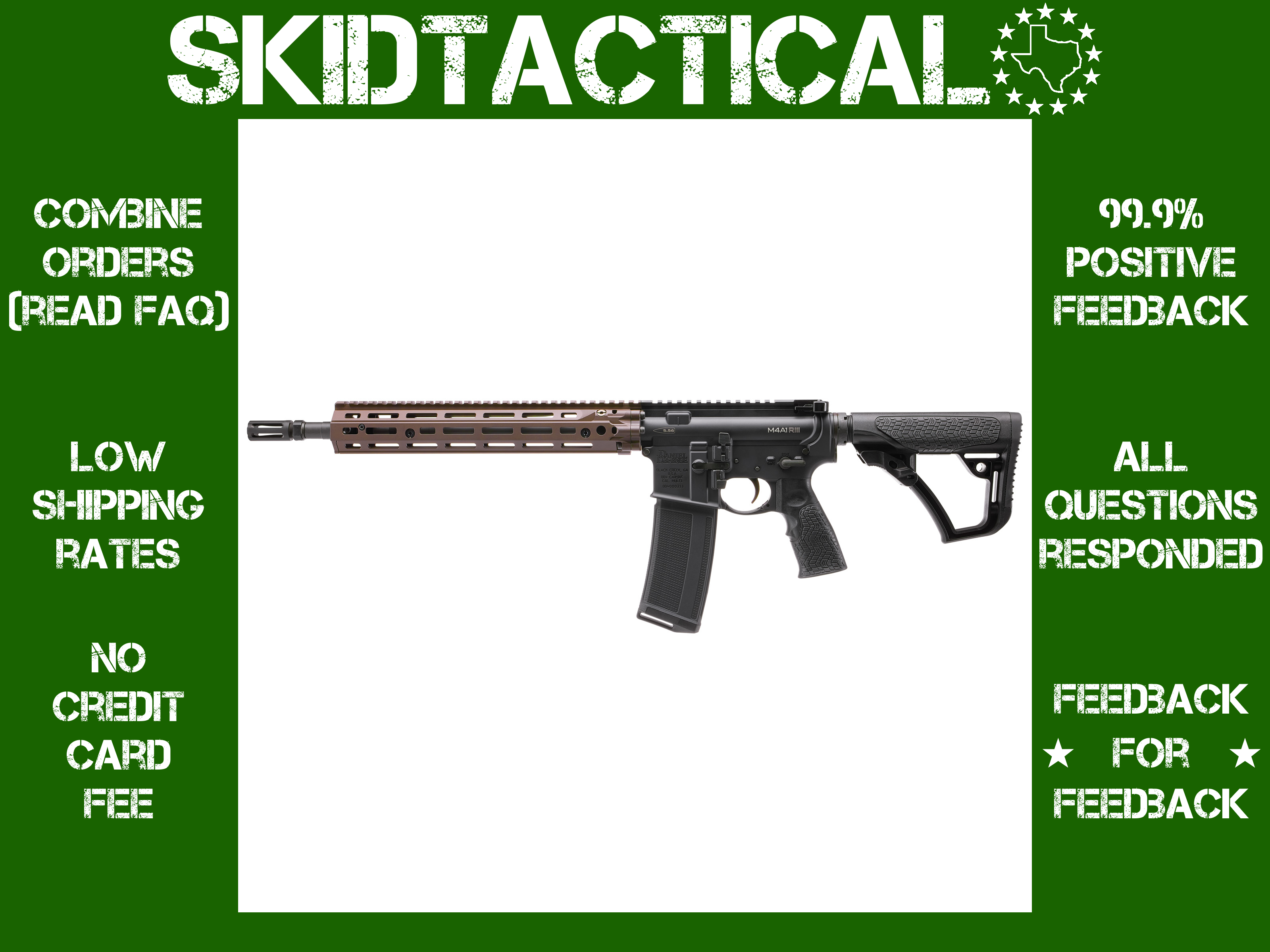 Daniel Defense M4A1 RIII AR 14.5" Pinned (16" OAL) 223 Remington 556NATO 32-img-0