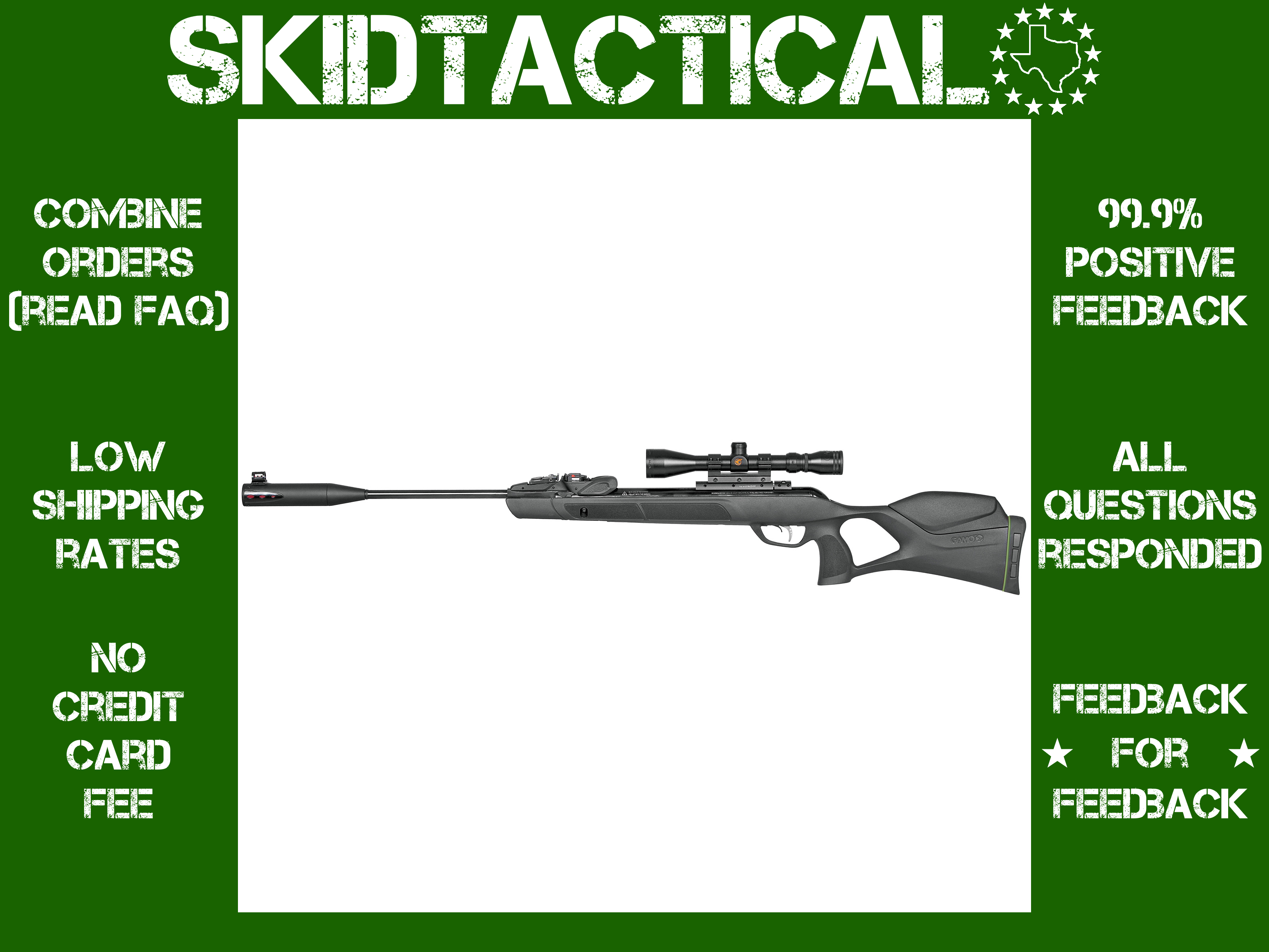 Gamo Swarm Magnum G3i Inertia .22 Cal Pellet 21" Air Rifle 10 Rounds 1300FP  - Air Rifles at GunBroker.com : 942015849