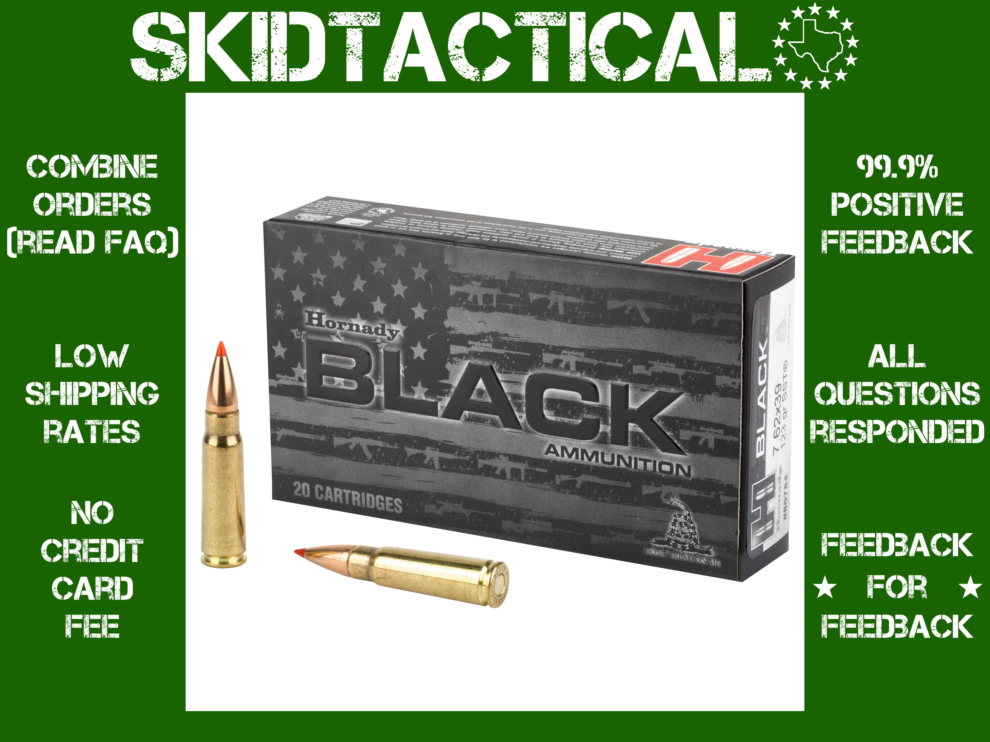 Hornady BLACK 7.62X39 123gr SST - 20rd-img-0