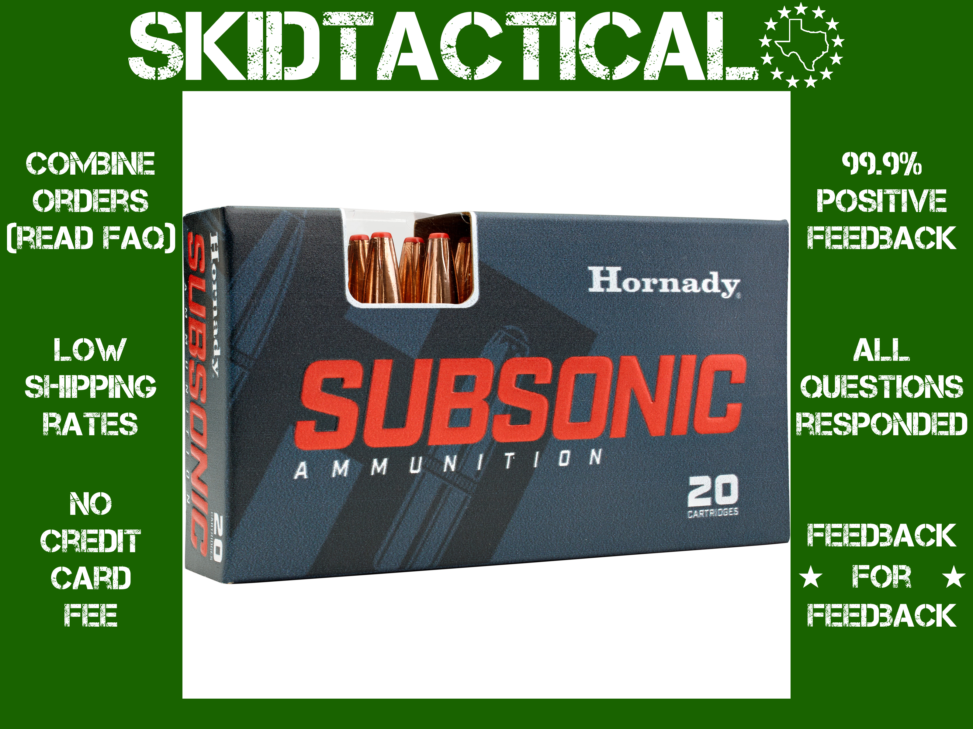 Hornady Subsonic 45-70 Government 410gr Sub-X - 20rd-img-0