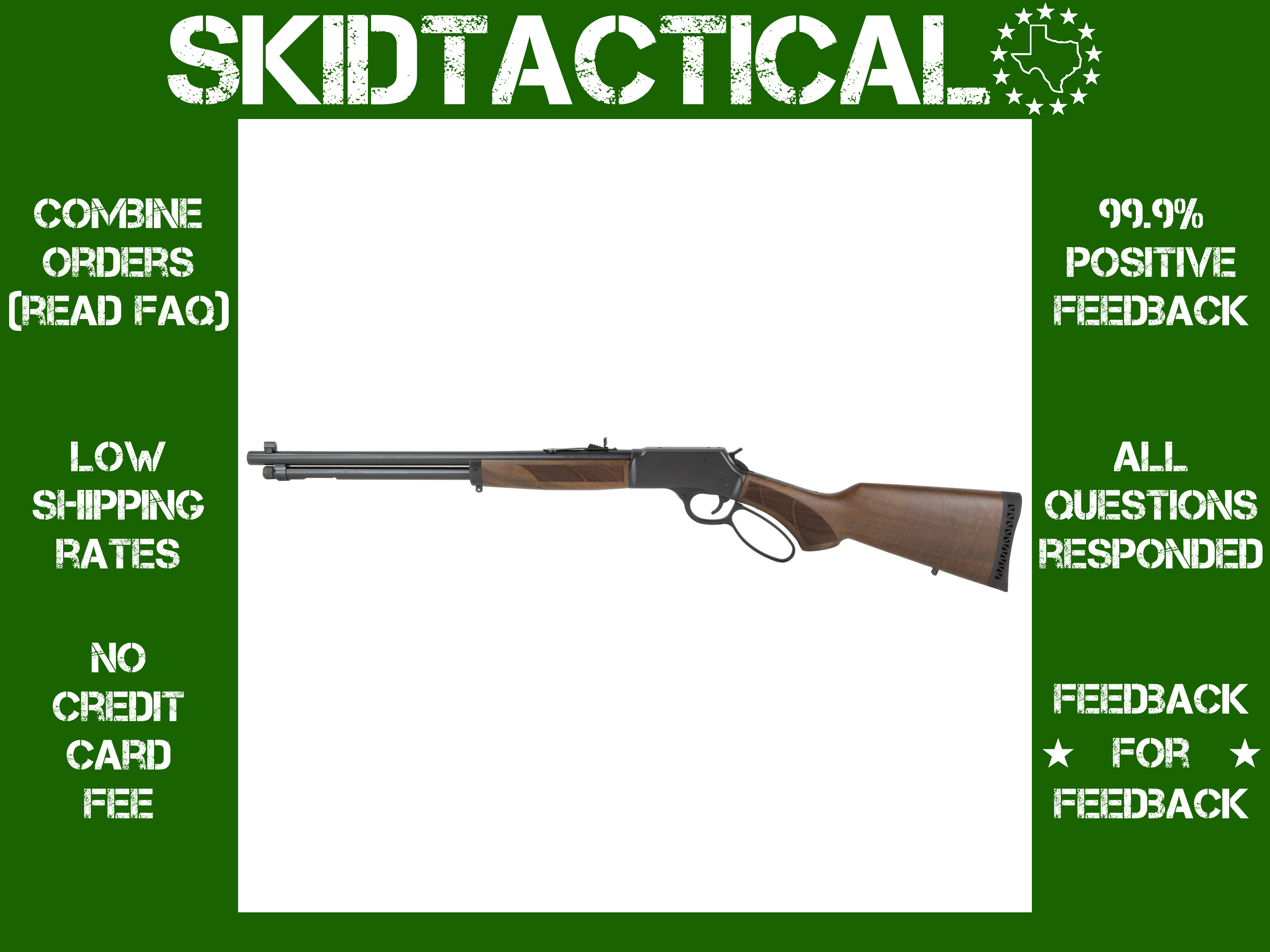 Henry Repeating Arms H12 Provider Lever 20" 357 Magnum 38 Special 10 Rounds-img-0