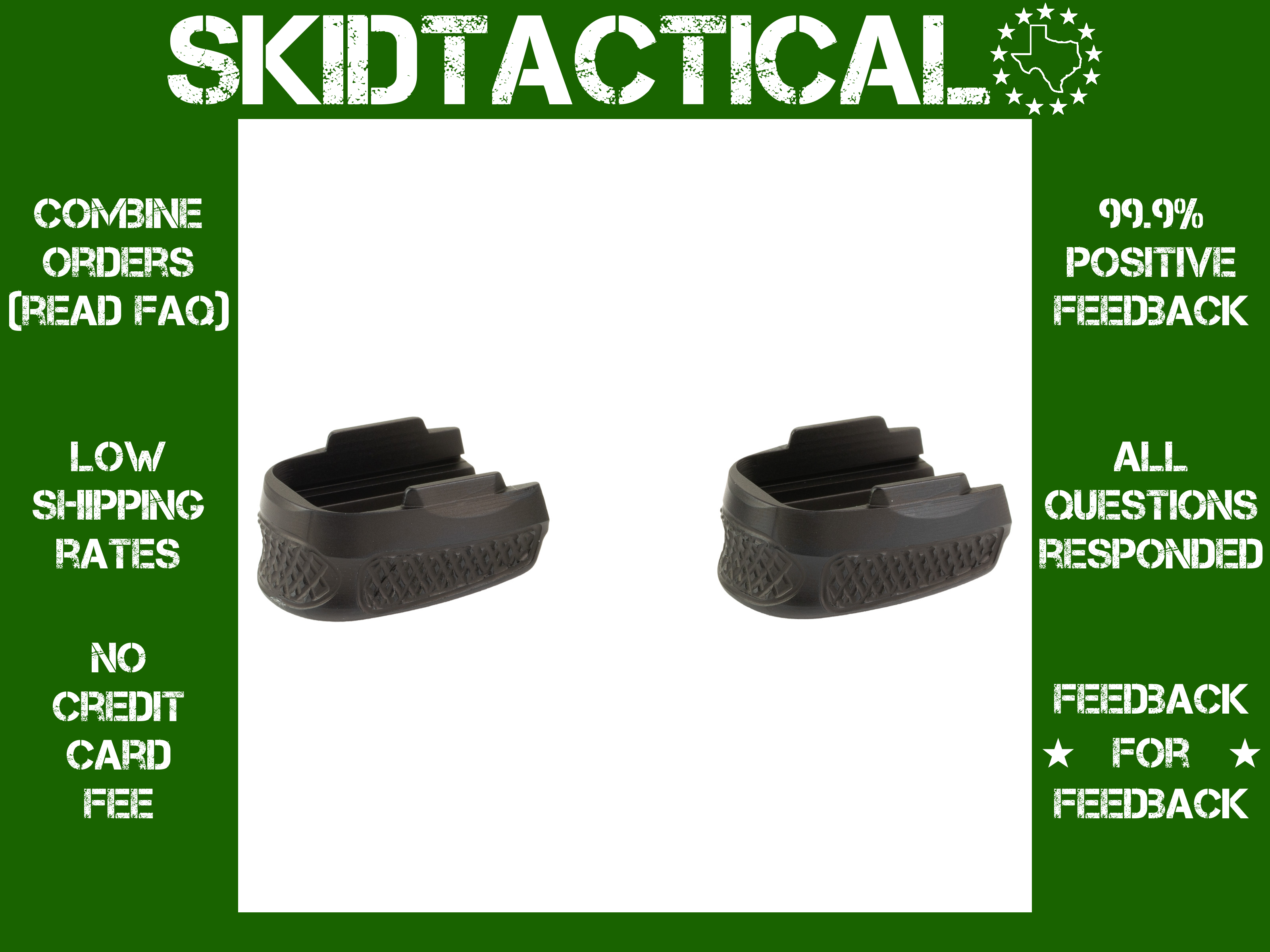 Icarus Precision A.C.E. Base Pads - Black-img-0