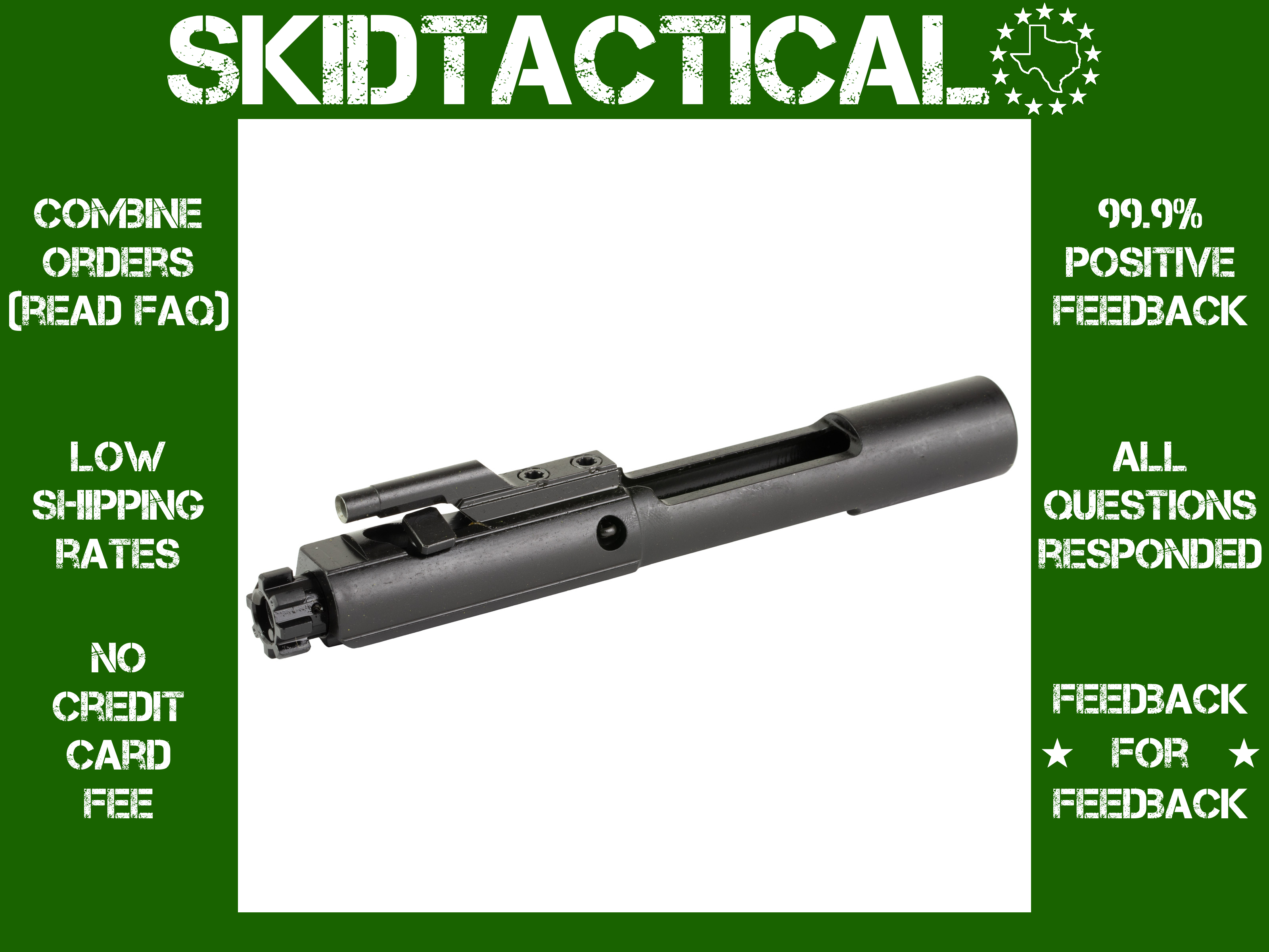 KAK Industry Bolt Carrier Group AR15 - Black-img-0