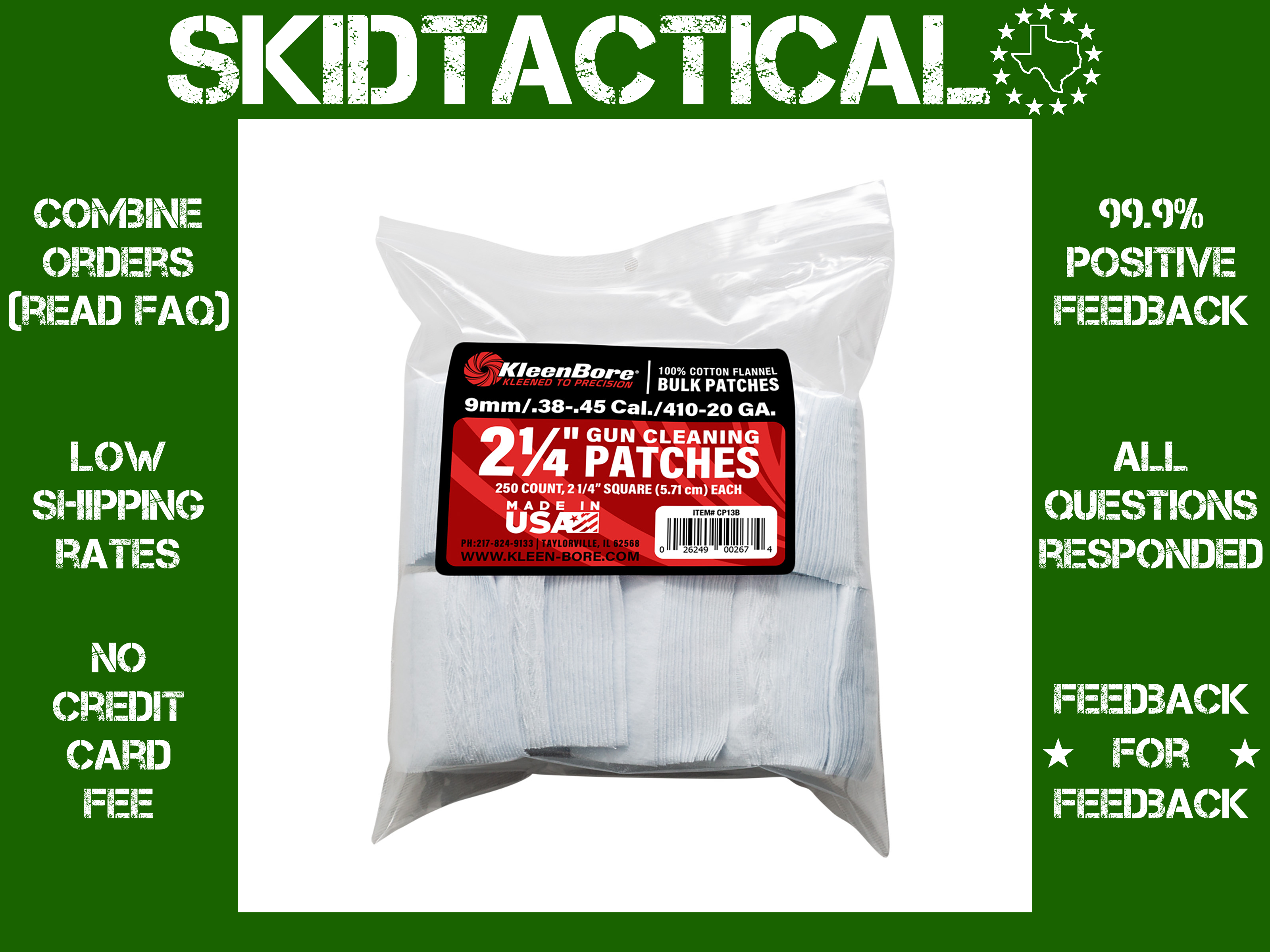 Kleen-Bore SuperShooter Patch-img-0