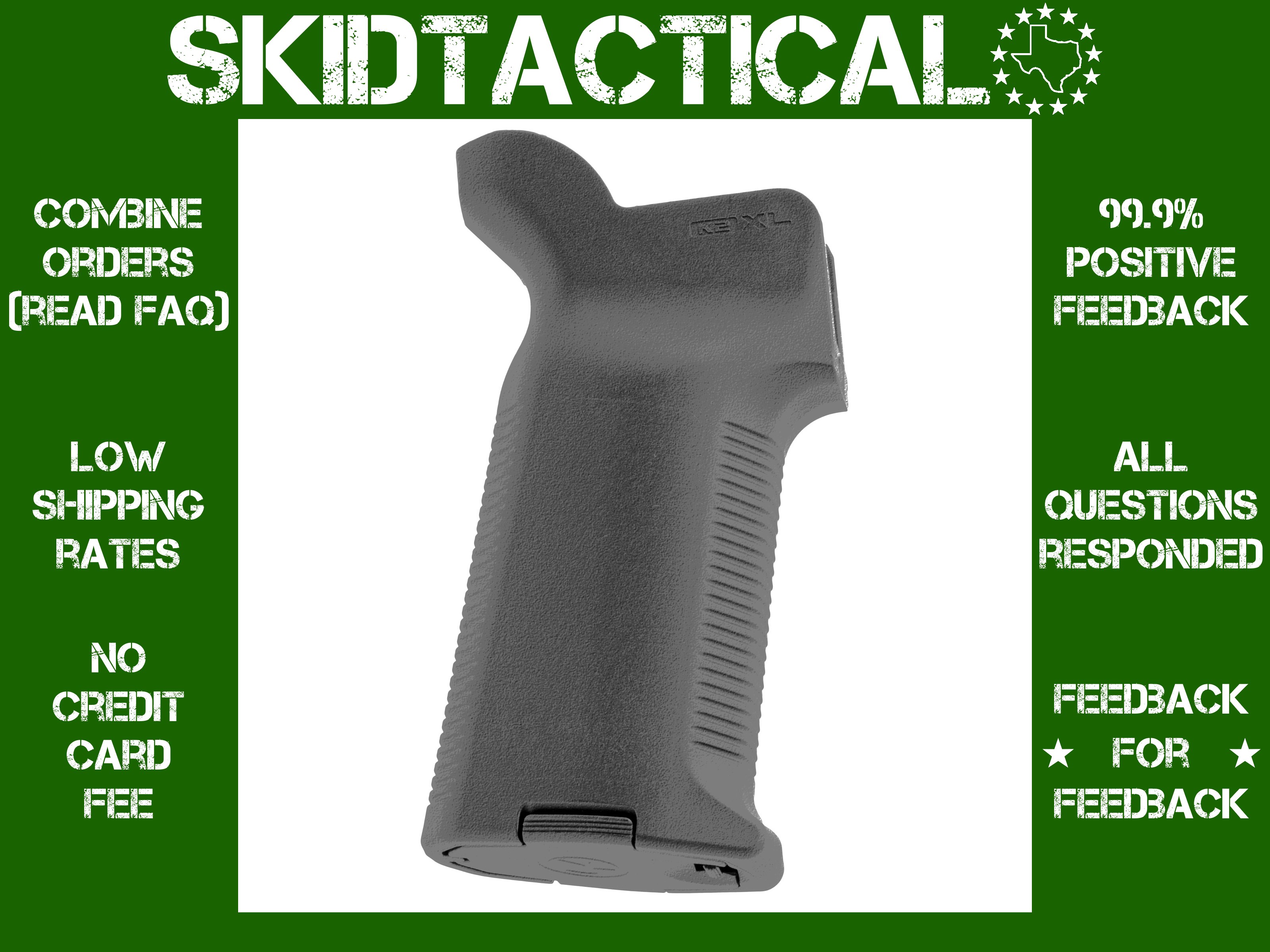 Magpul MOE K2-XL Grip - Black-img-0
