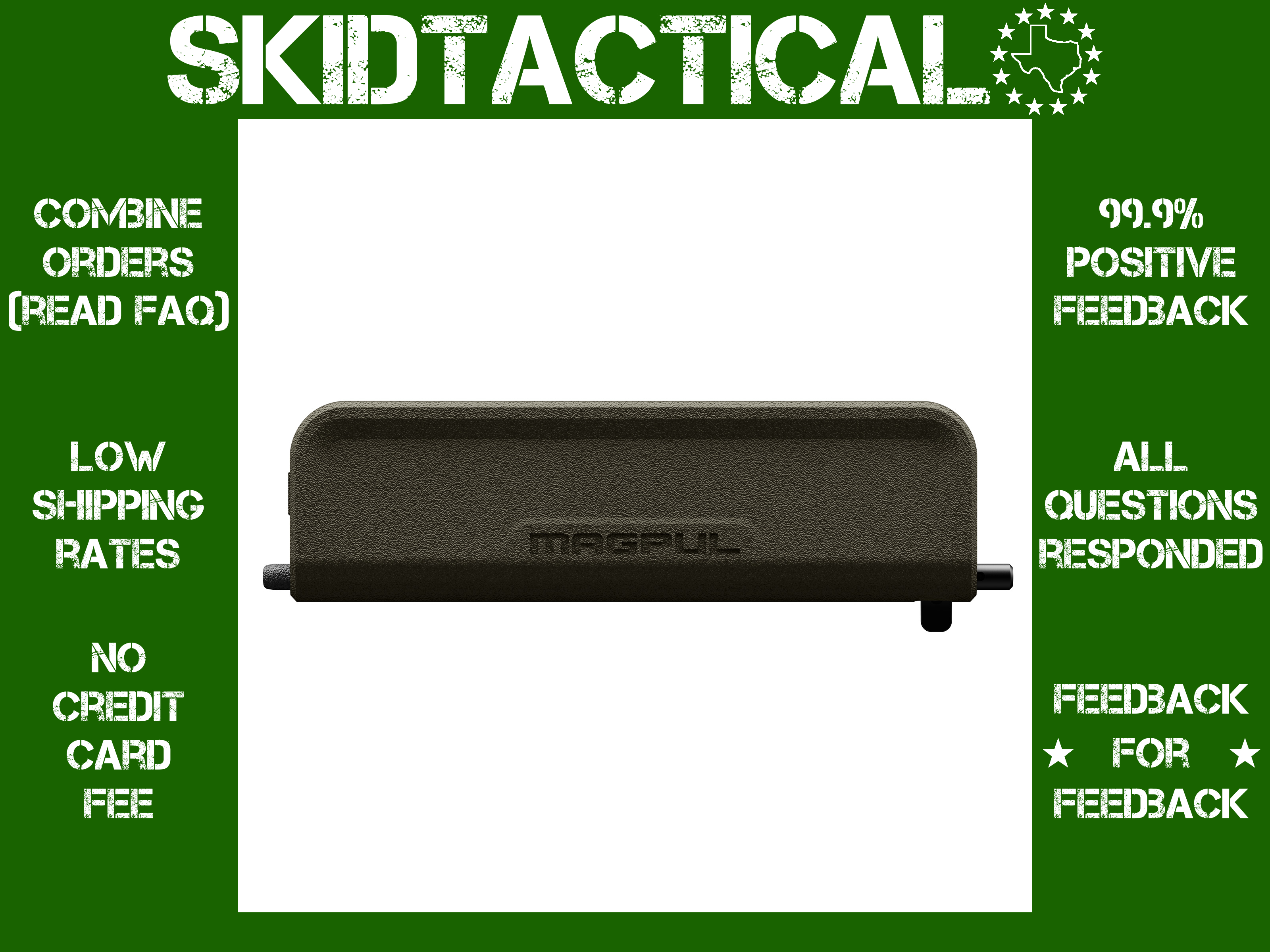 Magpul Industries Enhanced Ejection Port Cover - Olive Drab Green-img-0