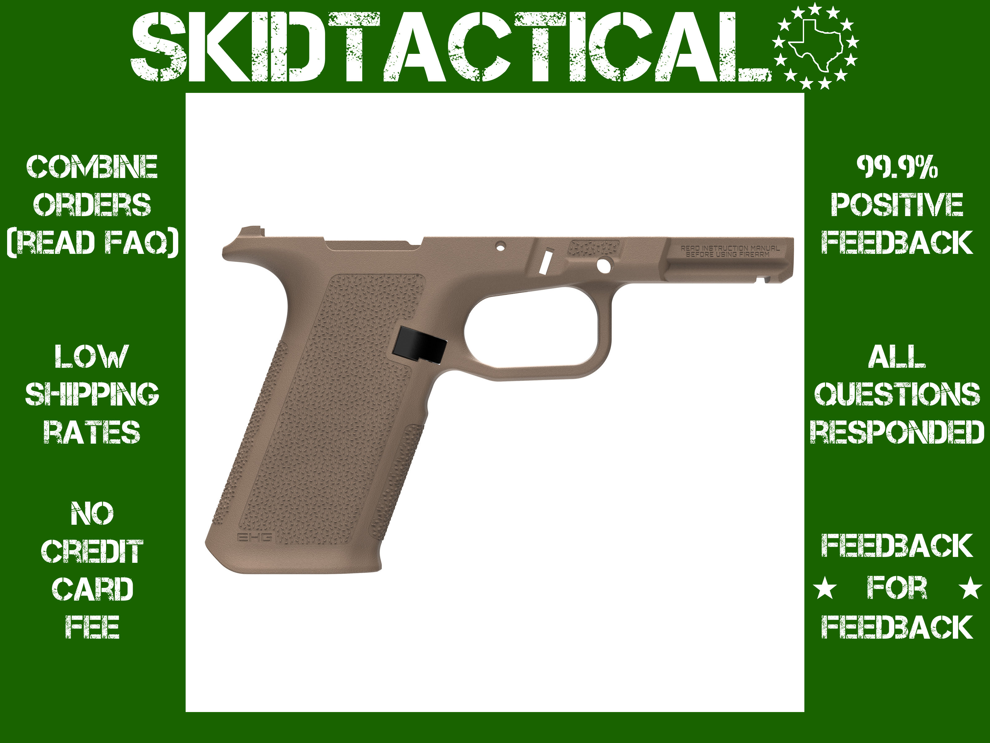 Magpul Ruger RXM Full Size EHG RG9 Grip - Flat Dark Earth-img-0