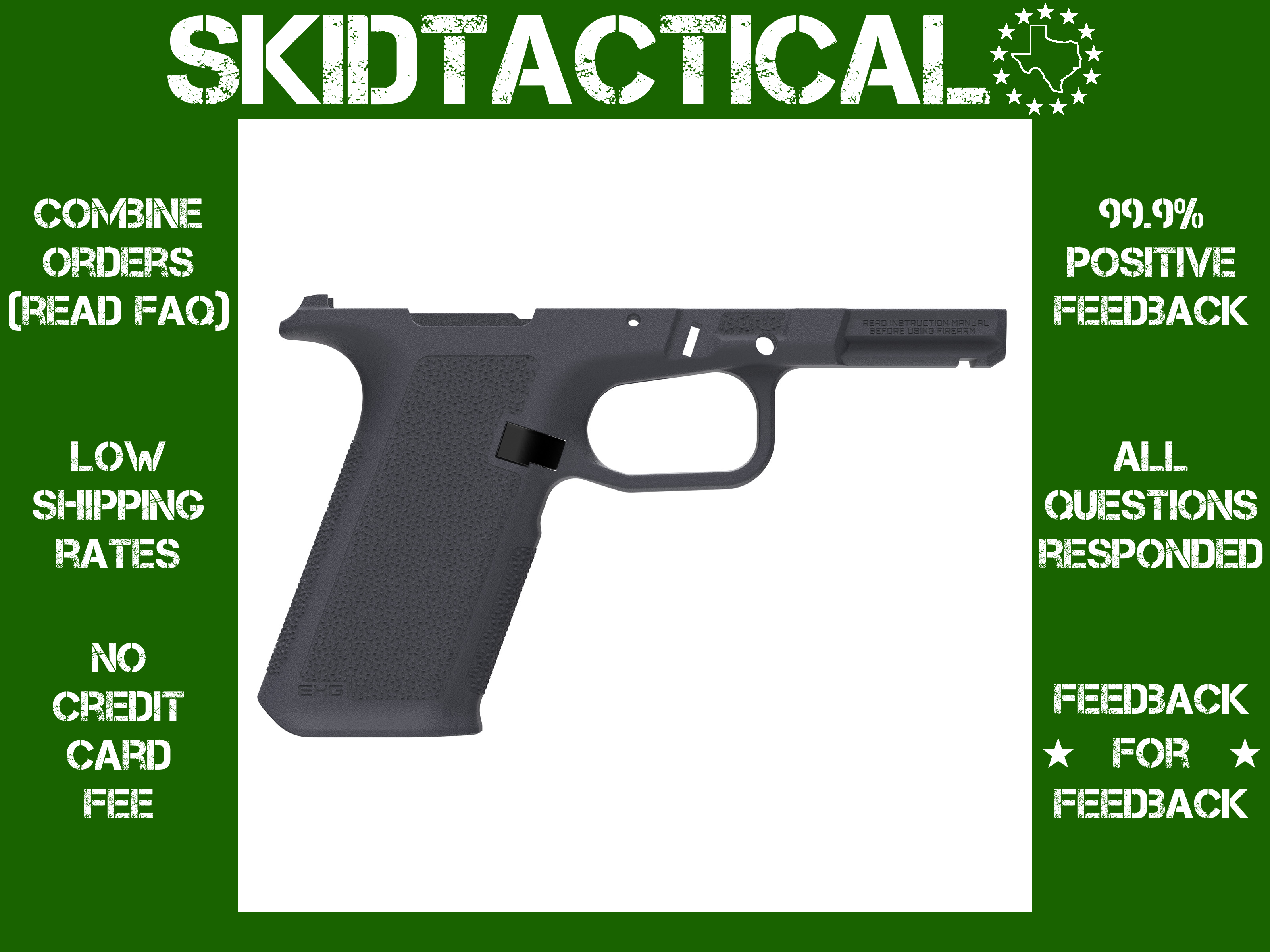 Magpul Ruger RXM Full Size EHG RG9 Grip - Gray-img-0