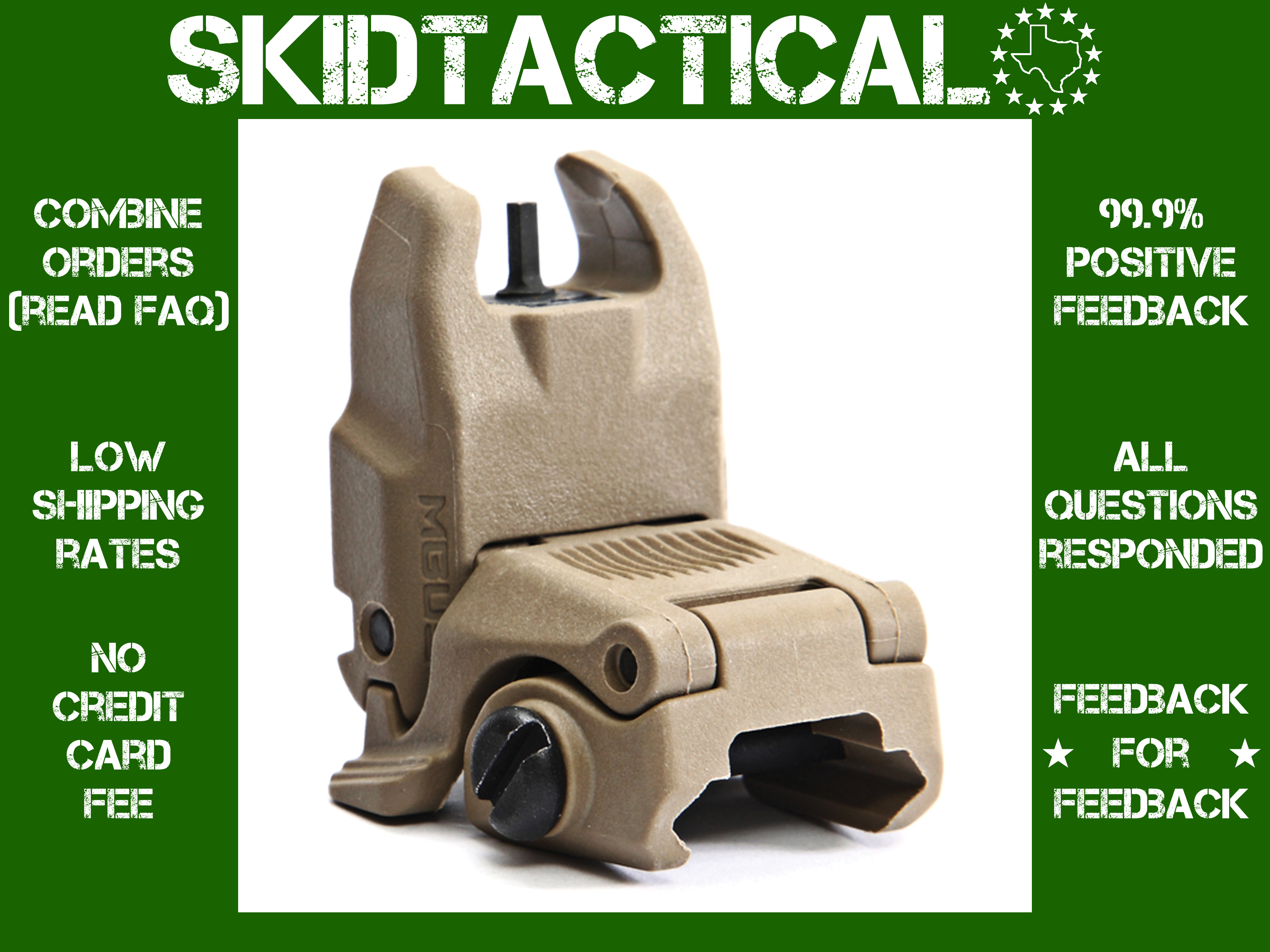 Magpul MBUS Sight - Front - FDE-img-0