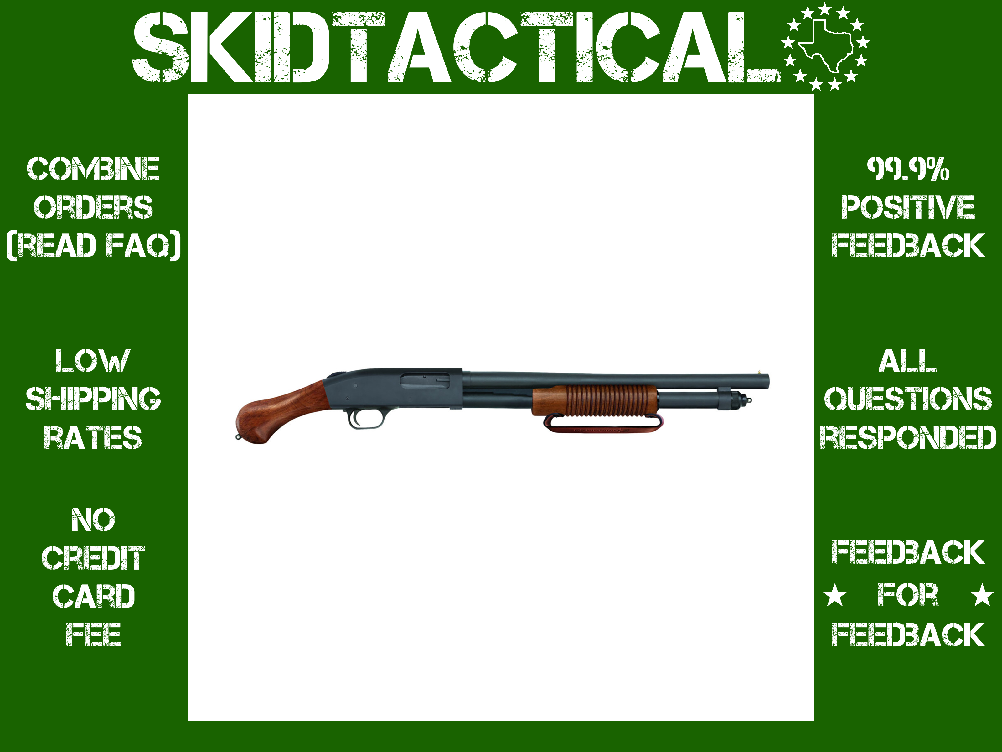 Mossberg 590 Nightstick 18.5" 12 Gauge 3" 6 Rounds Bead - Black-img-0