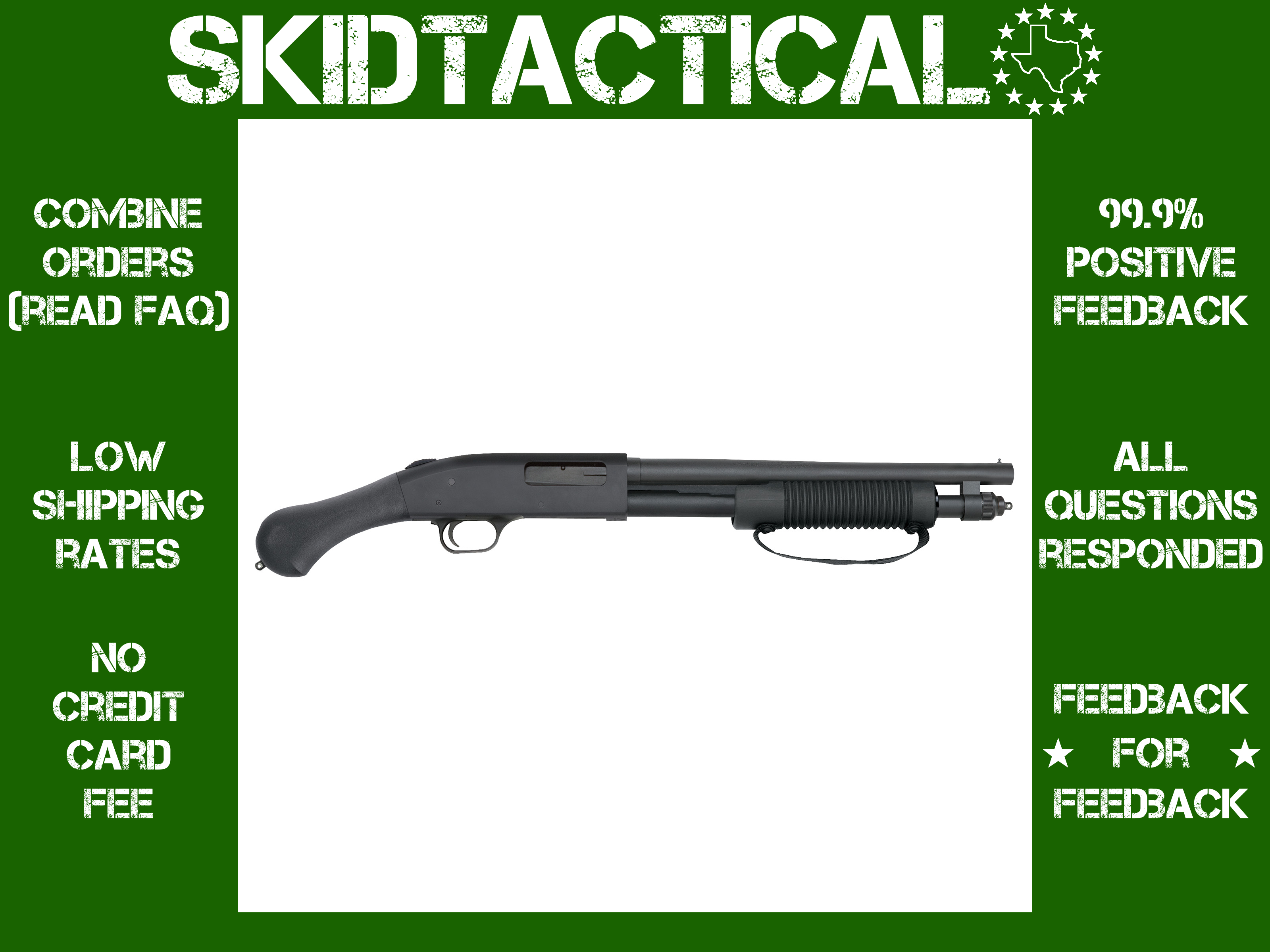 Mossberg 590 Shockwave 14" 20 Gauge 3" 5rd Bead - Black-img-0