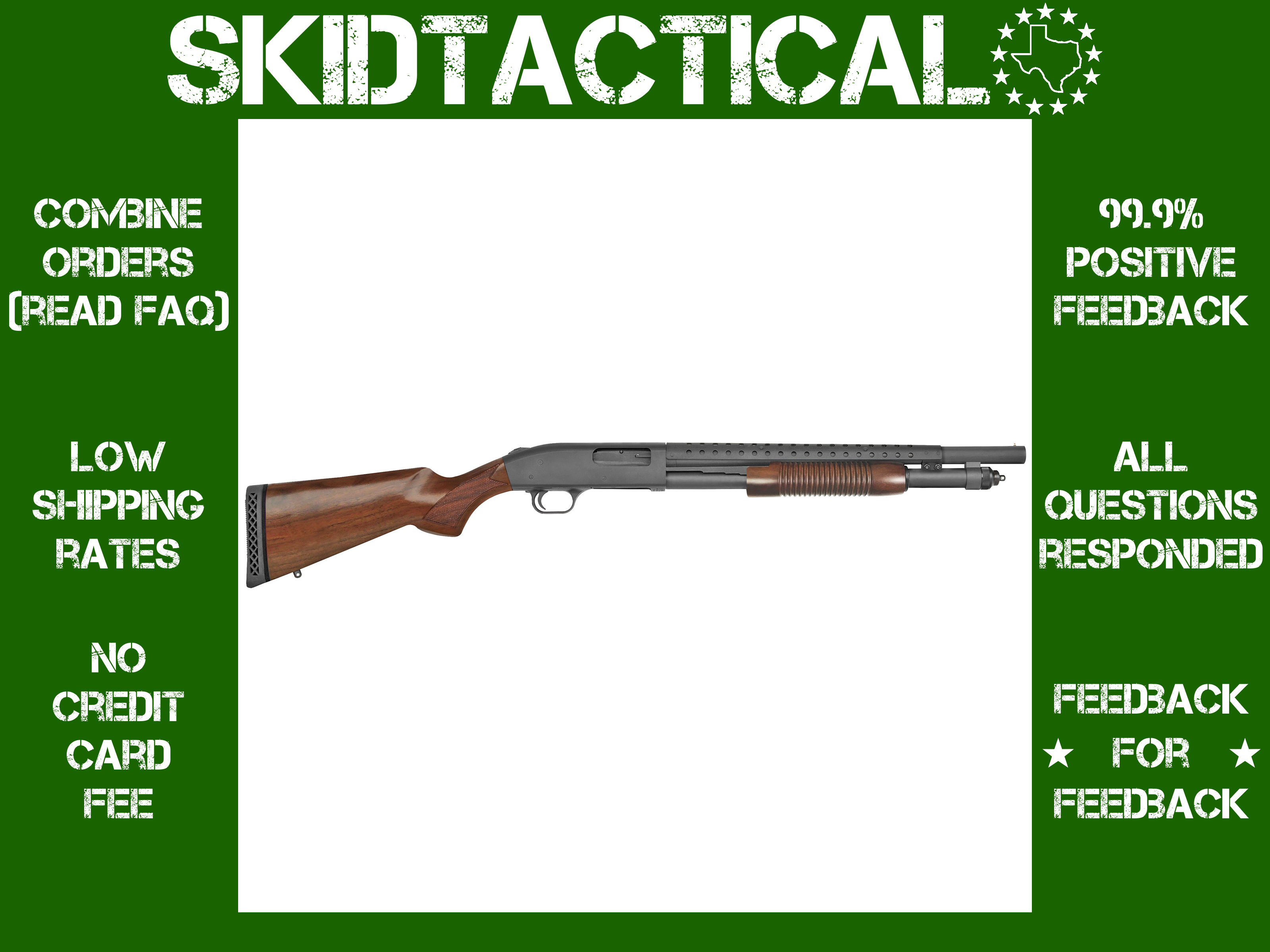 Mossberg 590 Retrograde 18.5" 12 Gauge 3" 6 Rounds Bead - Blue-img-0