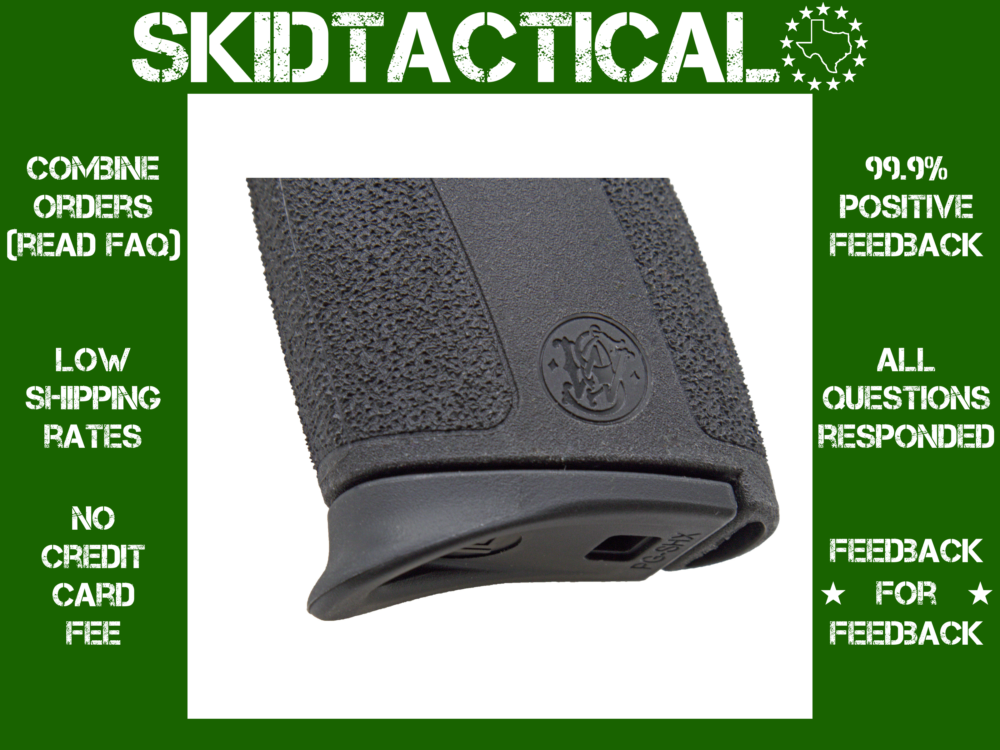Pearce Grip Magazine Base Plate - Black-img-0