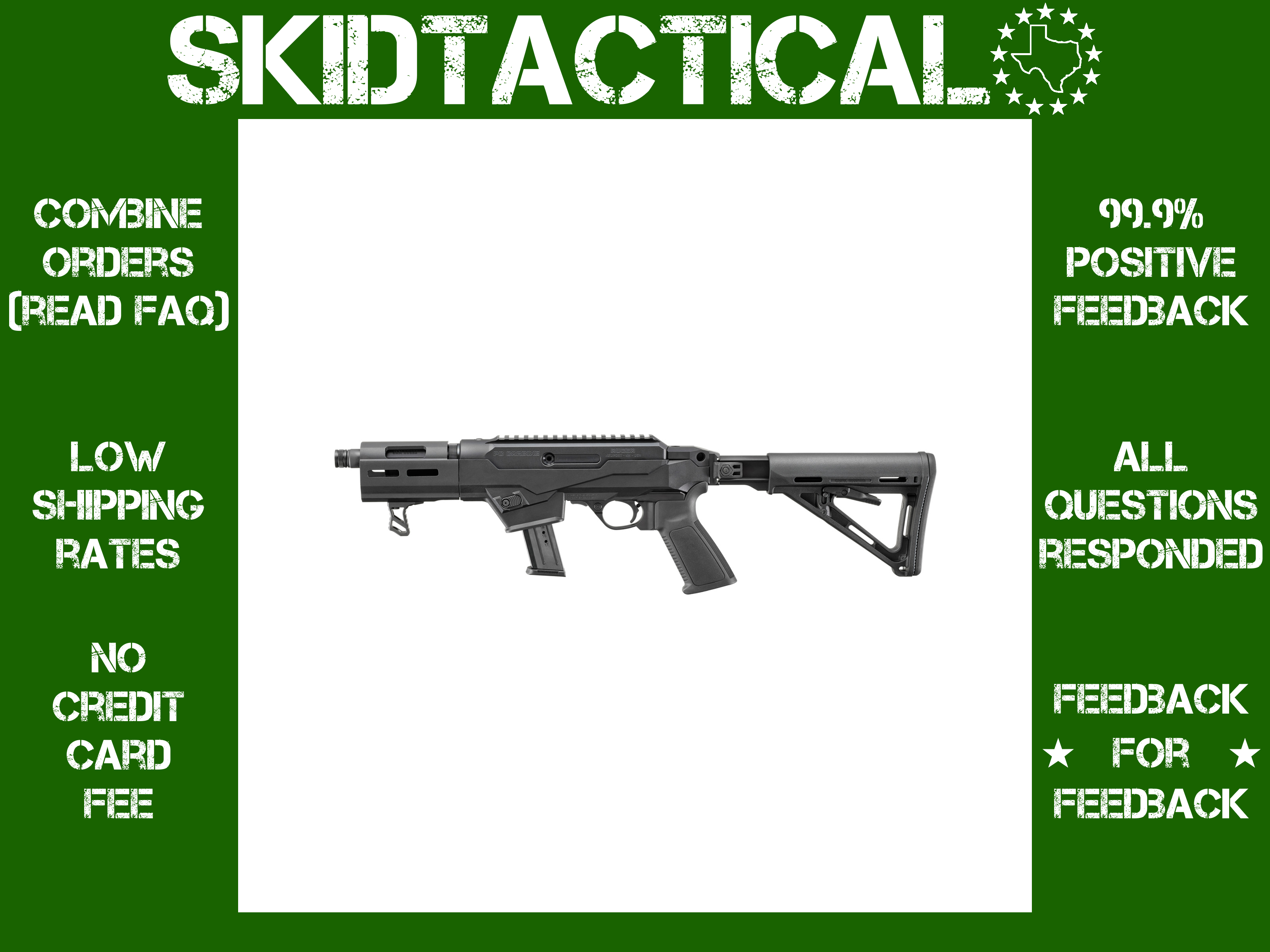 Ruger PC Carbine SBR 6.5" 9MM 17 Rounds - Black-img-0
