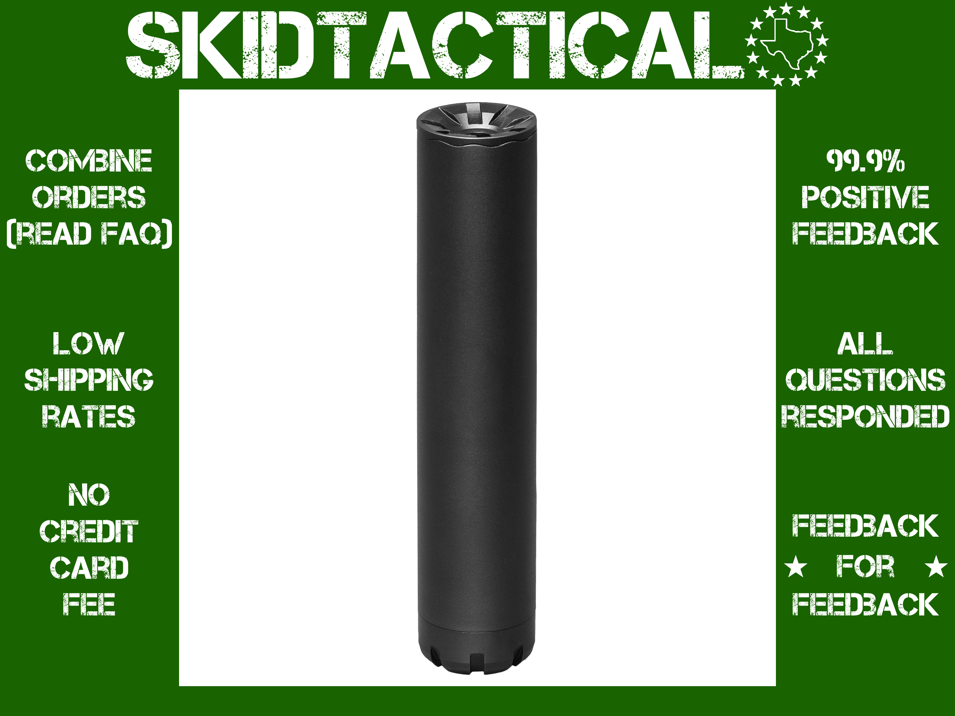 SilencerCo 22Sparrow Suppressor 22 LR Stainless Steel - Black-img-0