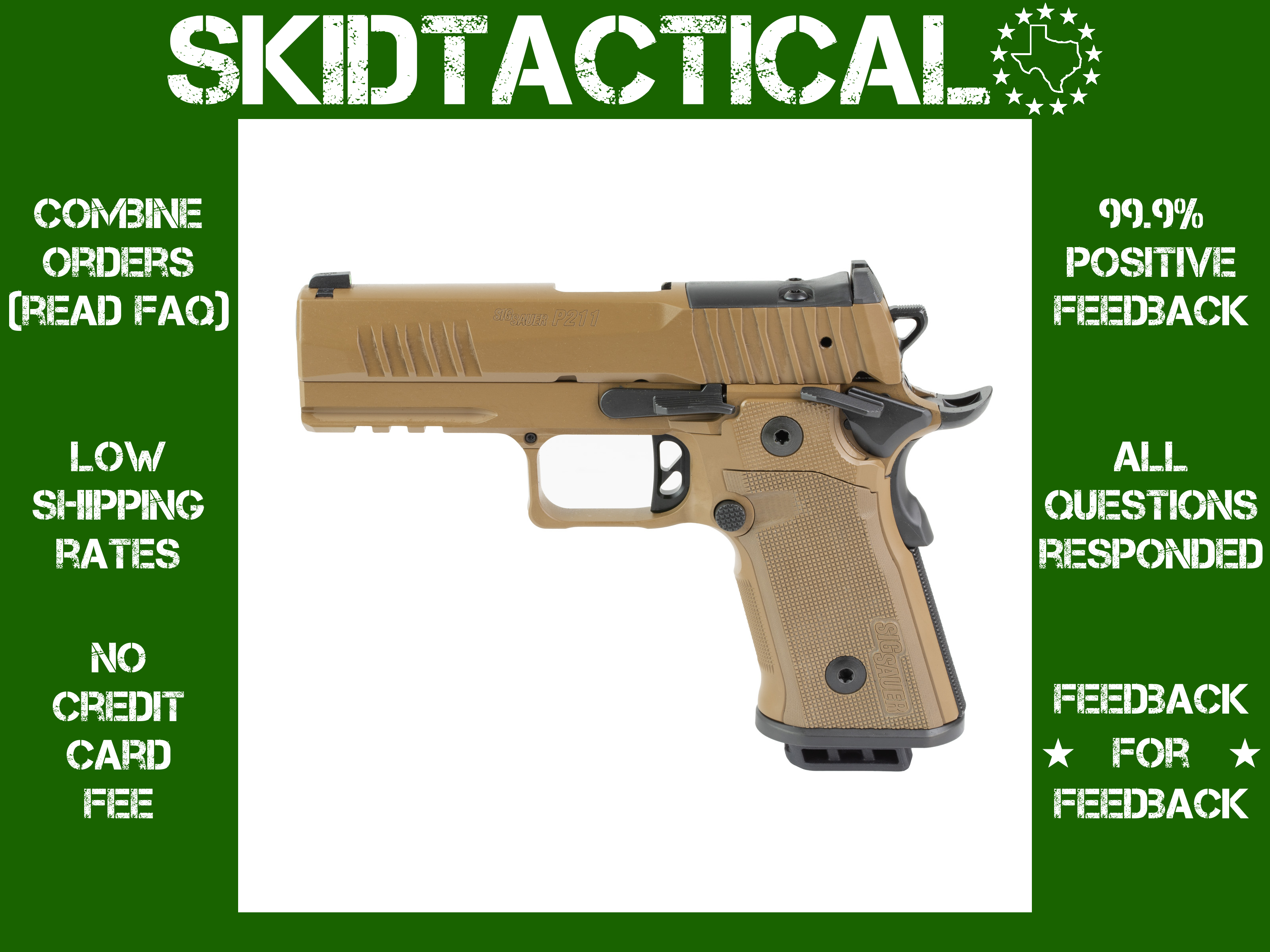 Sig Sauer P211 GT4 Single Action Only 4.2" 9MM 21 Rounds Tritium Night Sigh-img-0