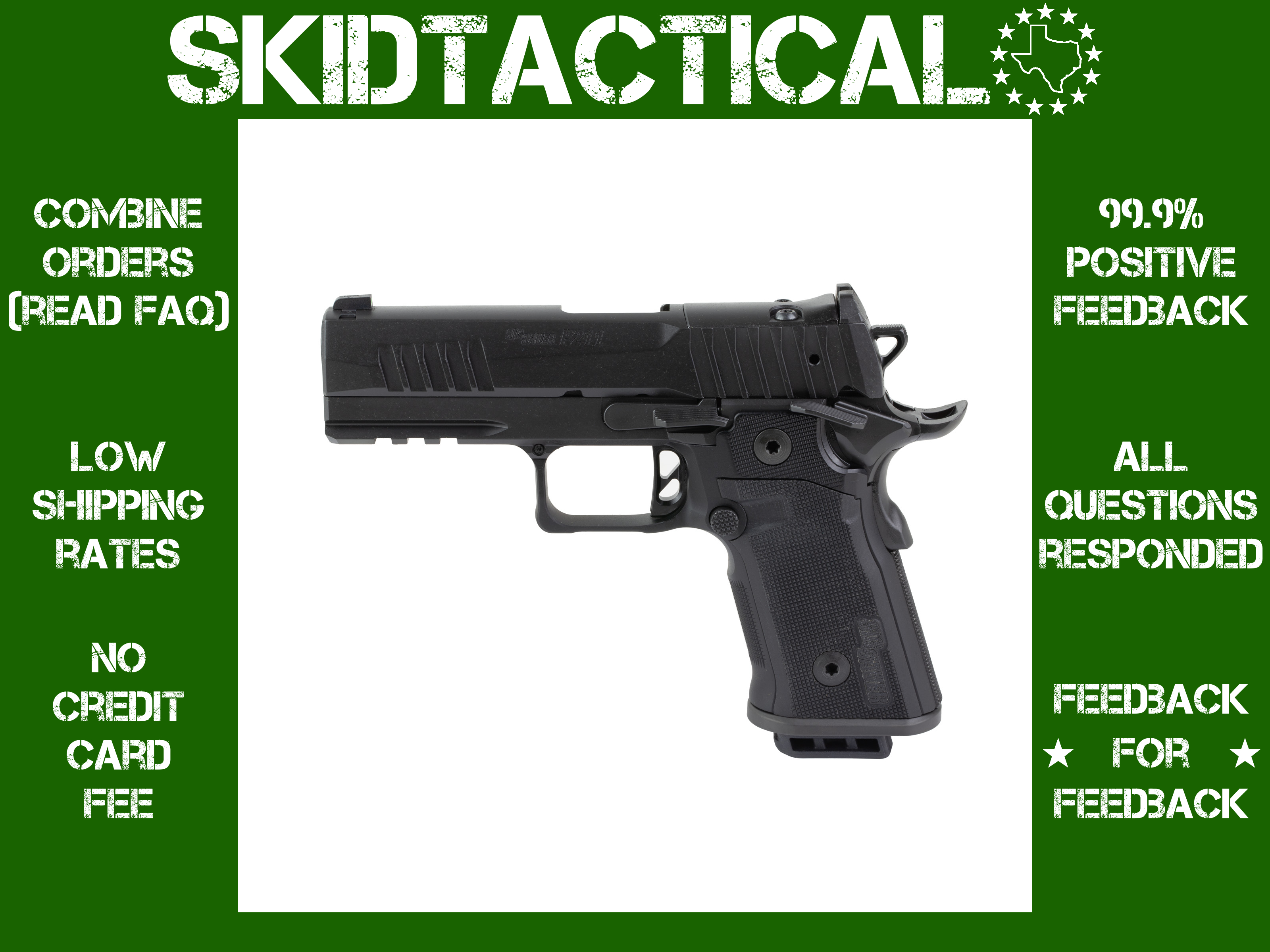 Sig Sauer P211 GT4 Single Action Only 4.2" 9MM 21 Rounds Fixed Night Sights-img-0