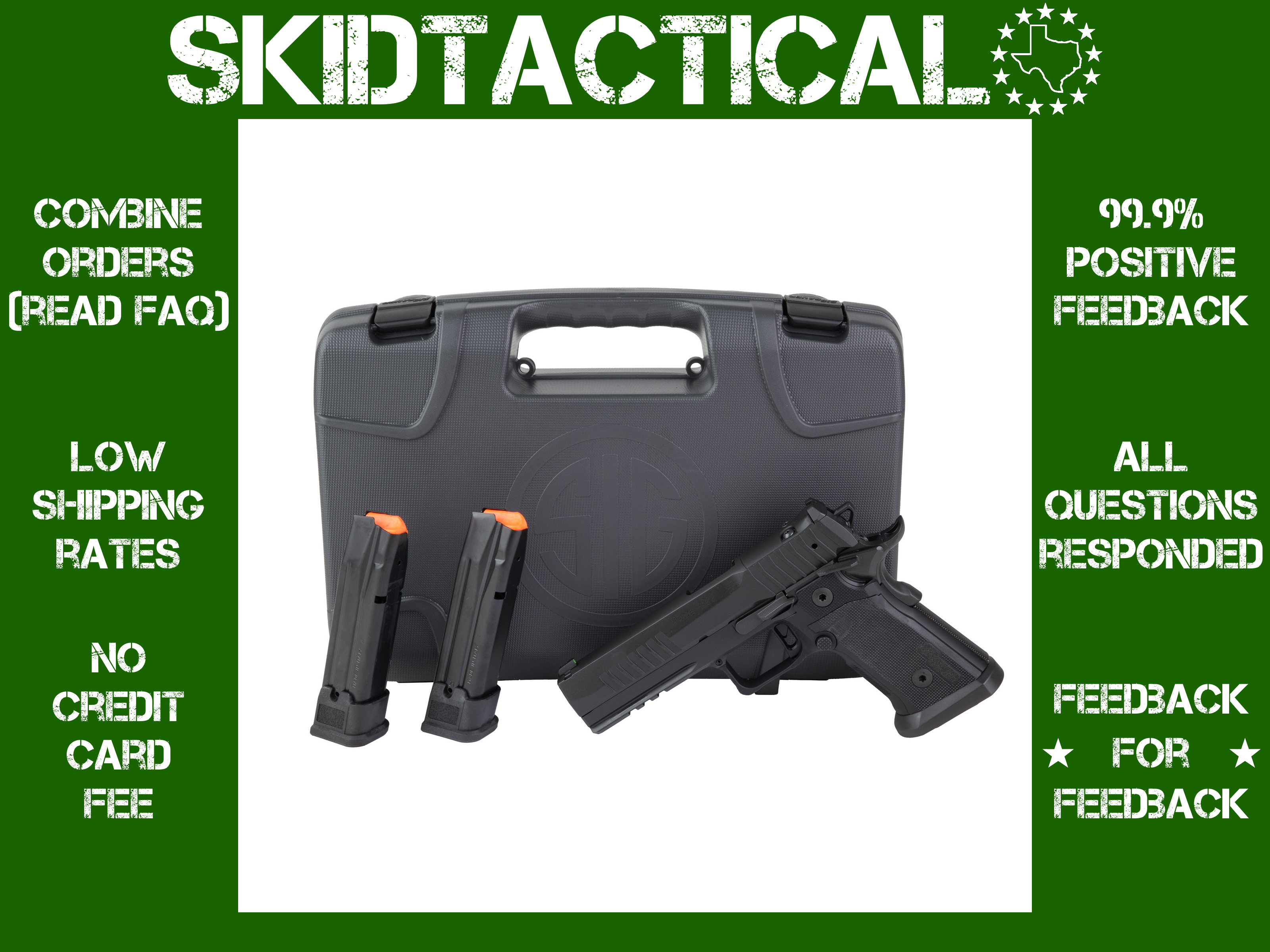Sig Sauer P211 GT5 Single Action Only 5" 9MM 21 Rounds Fixed Night Sights --img-0