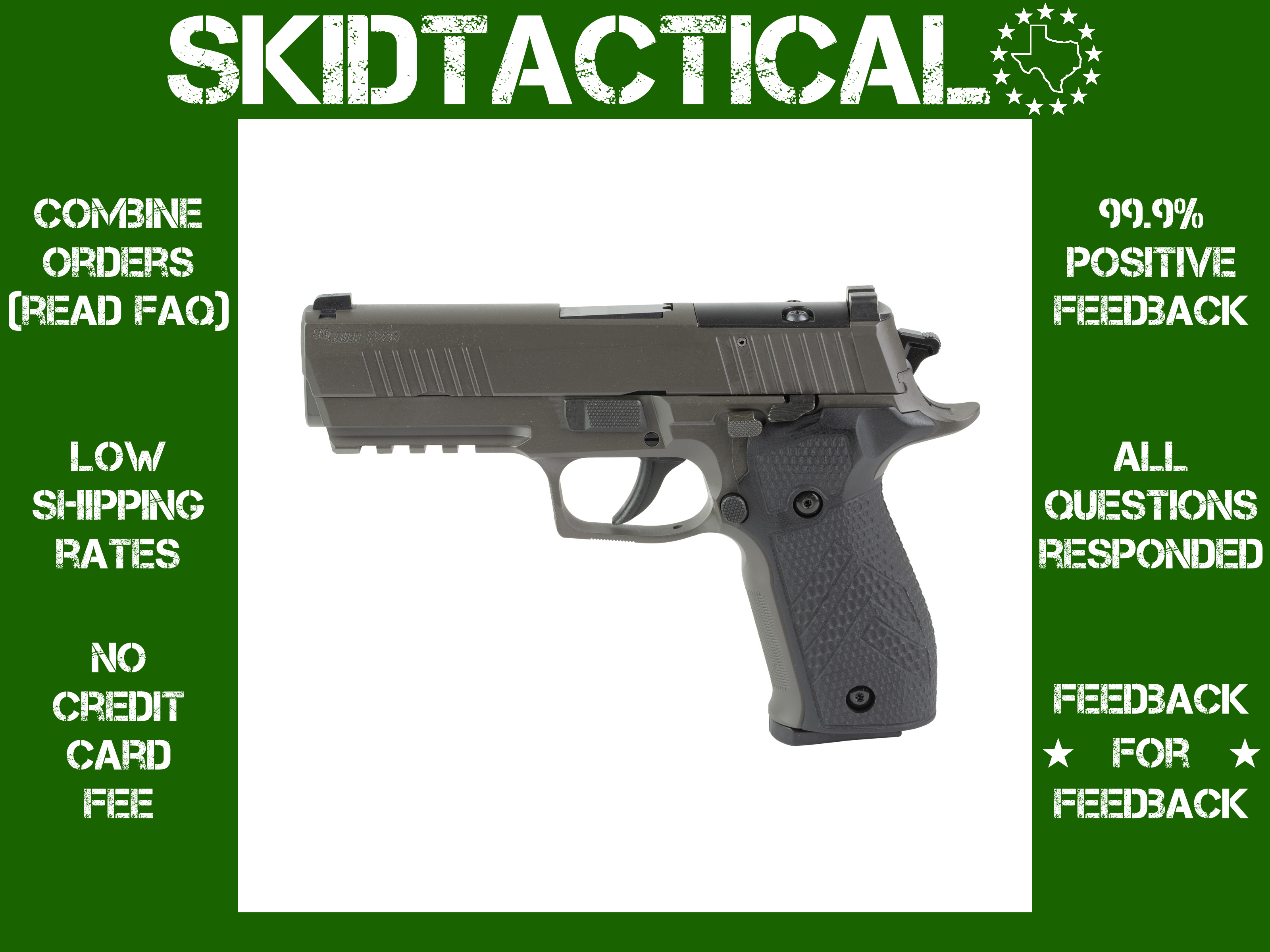 Sig Sauer P226 X LEGION DA/SA 4.4" 9MM 10 Rounds Night Sights - Legion Gray-img-0