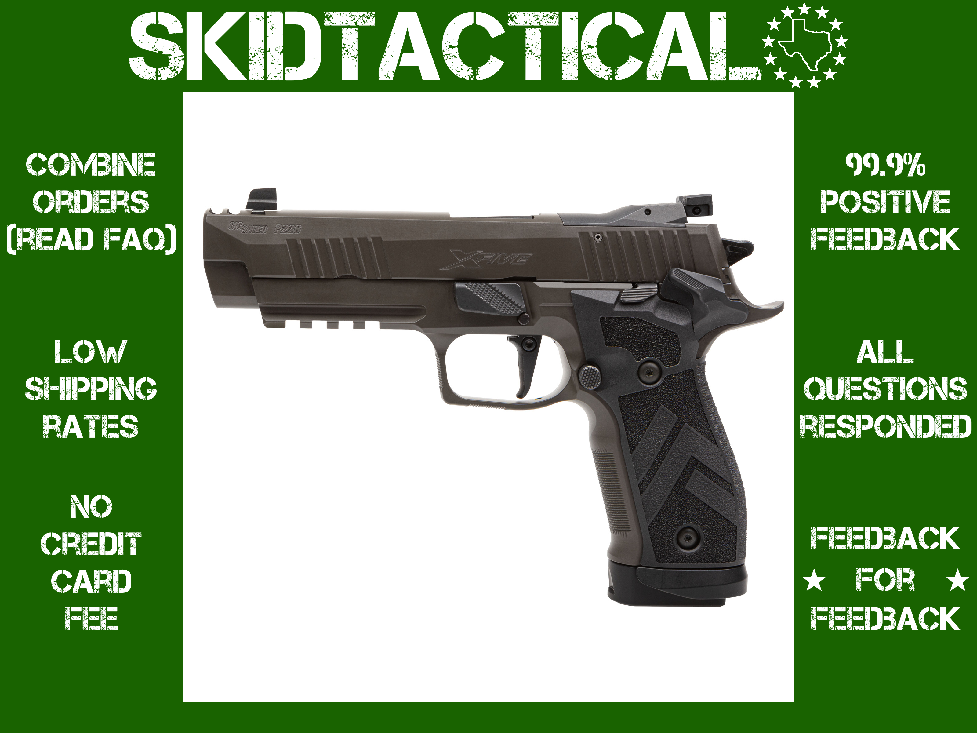 Sig Sauer P226 X5 Legion Single Action Only 4.4" 9MM 20 Rounds Suppressor S-img-0