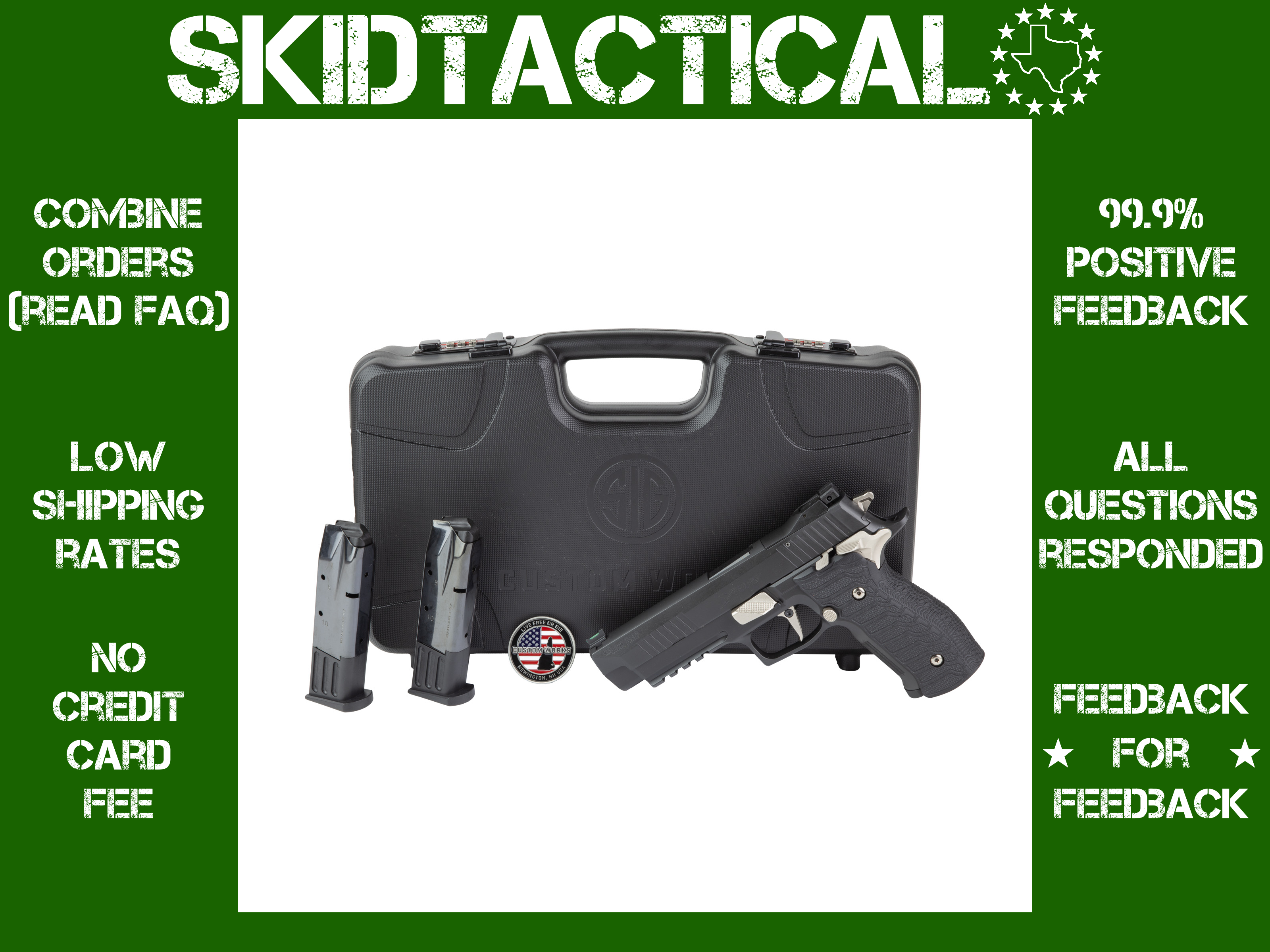 Sig Sauer P226 X-Five Nightmare Single Action Only 5" 9MM 10 Rounds Fixed N-img-0