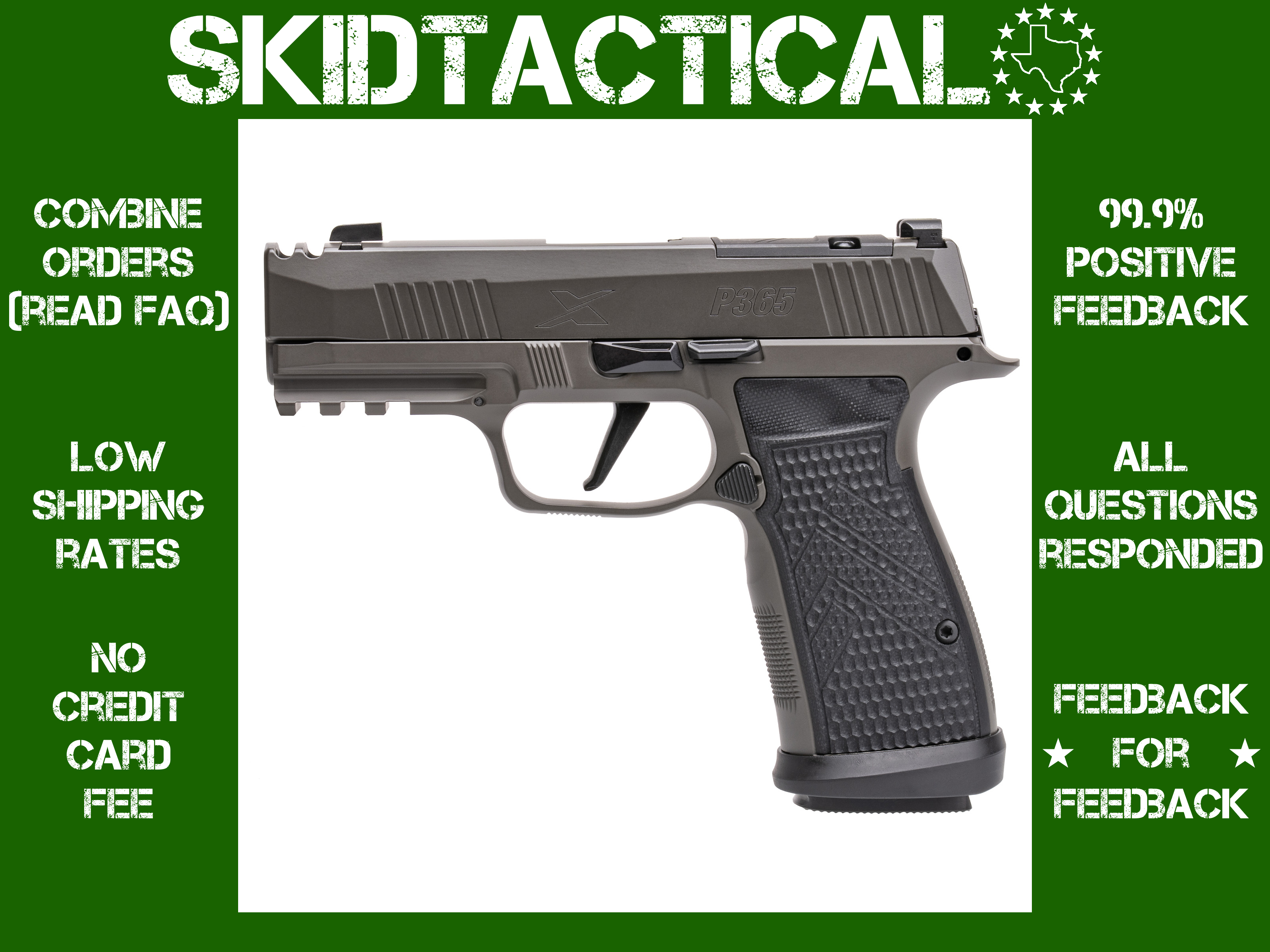 Sig Sauer P365 AXG LEGION Striker Fired 3.1" 9MM 17 Rounds Night Sights - G-img-0