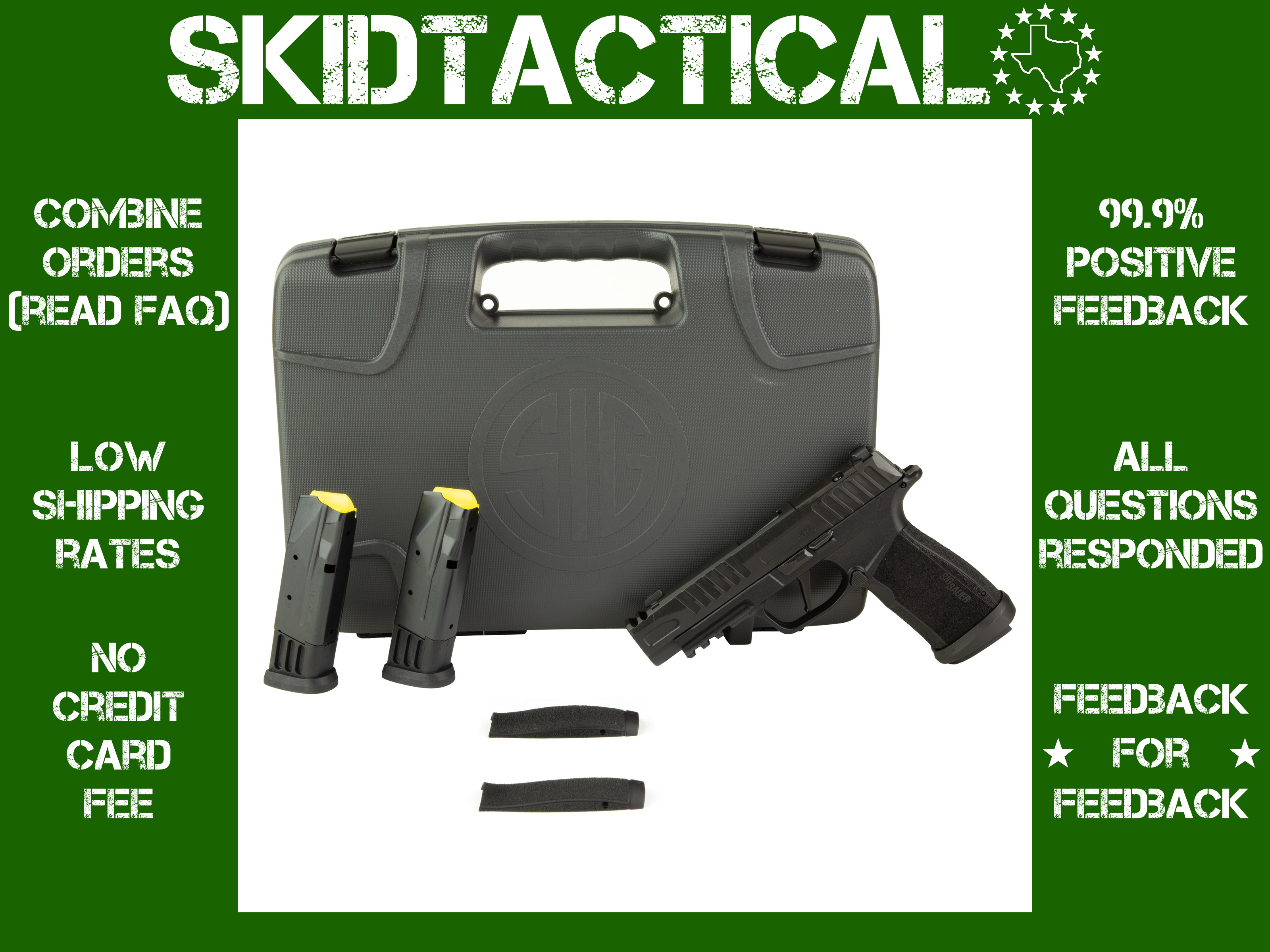 Sig Sauer P365 FUSE COMP Striker Fired 3.7" 9MM 10 Rounds Fixed Night Sight-img-0