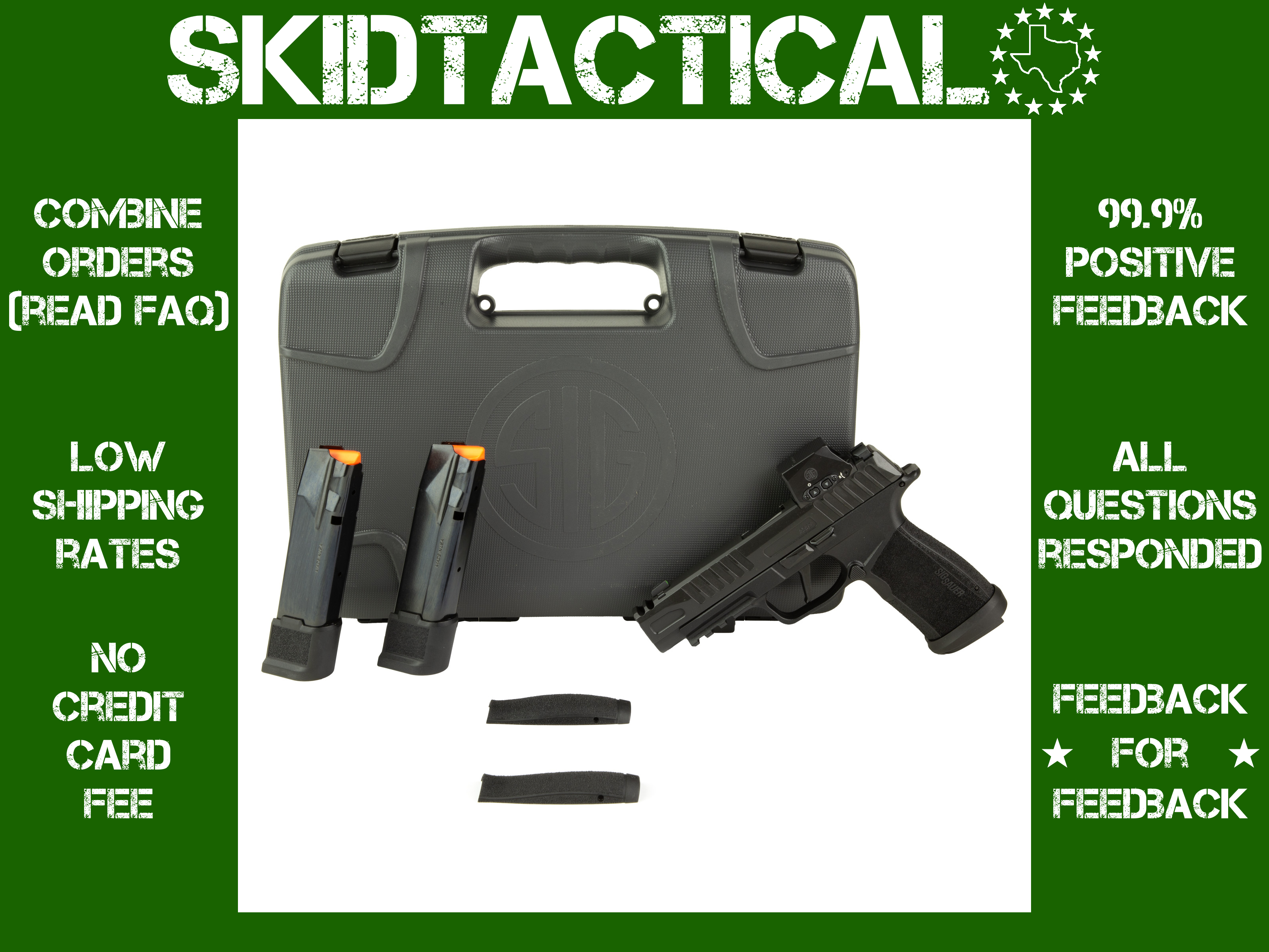 Sig Sauer P365 FUSE COMP Striker Fired 3.7" 9MM 21 Rounds Fixed Night Sight-img-0