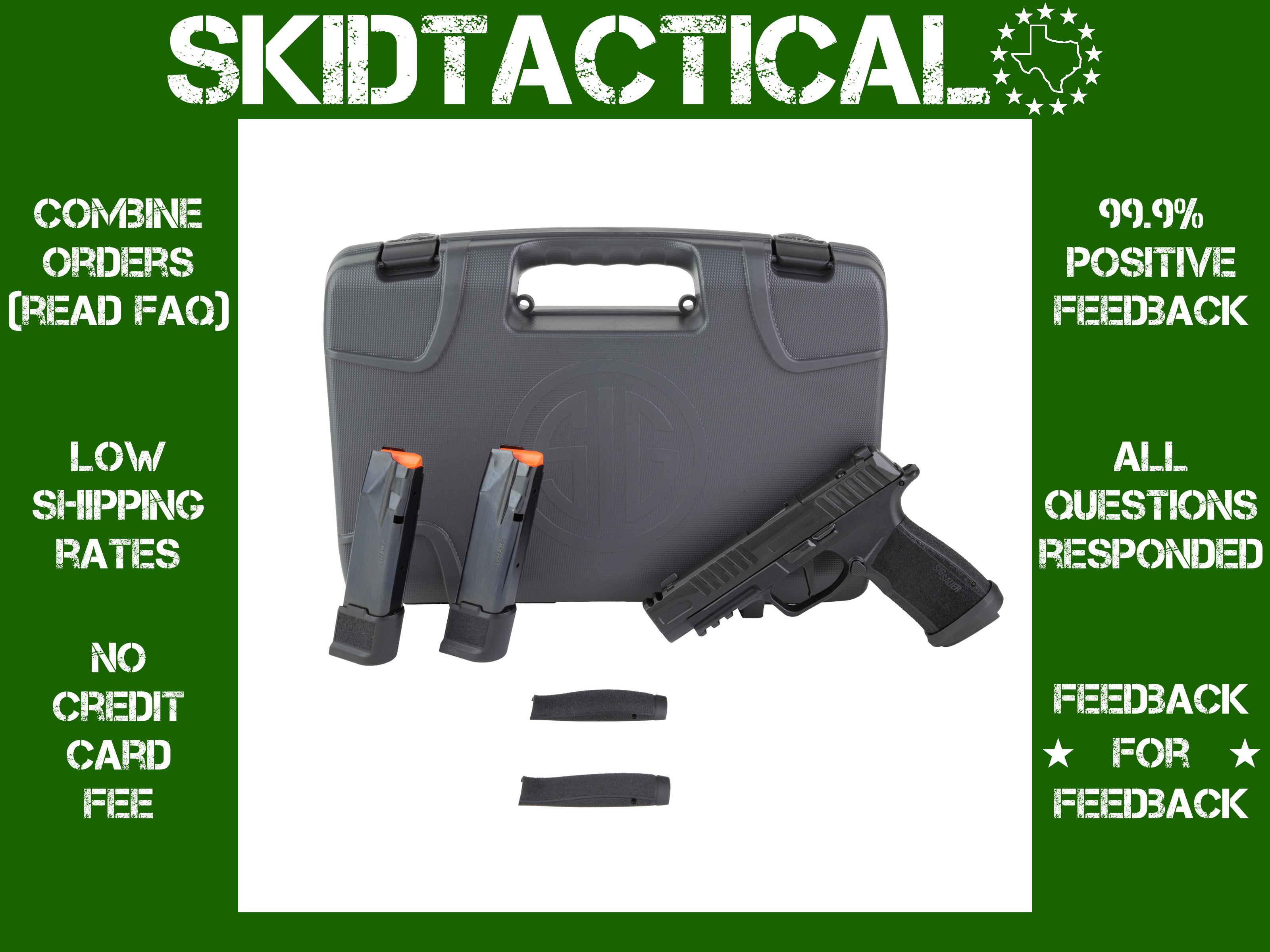 Sig Sauer P365 FUSE COMP Striker Fired 3.7" 9MM 21 Rounds Fixed Night Sight-img-0