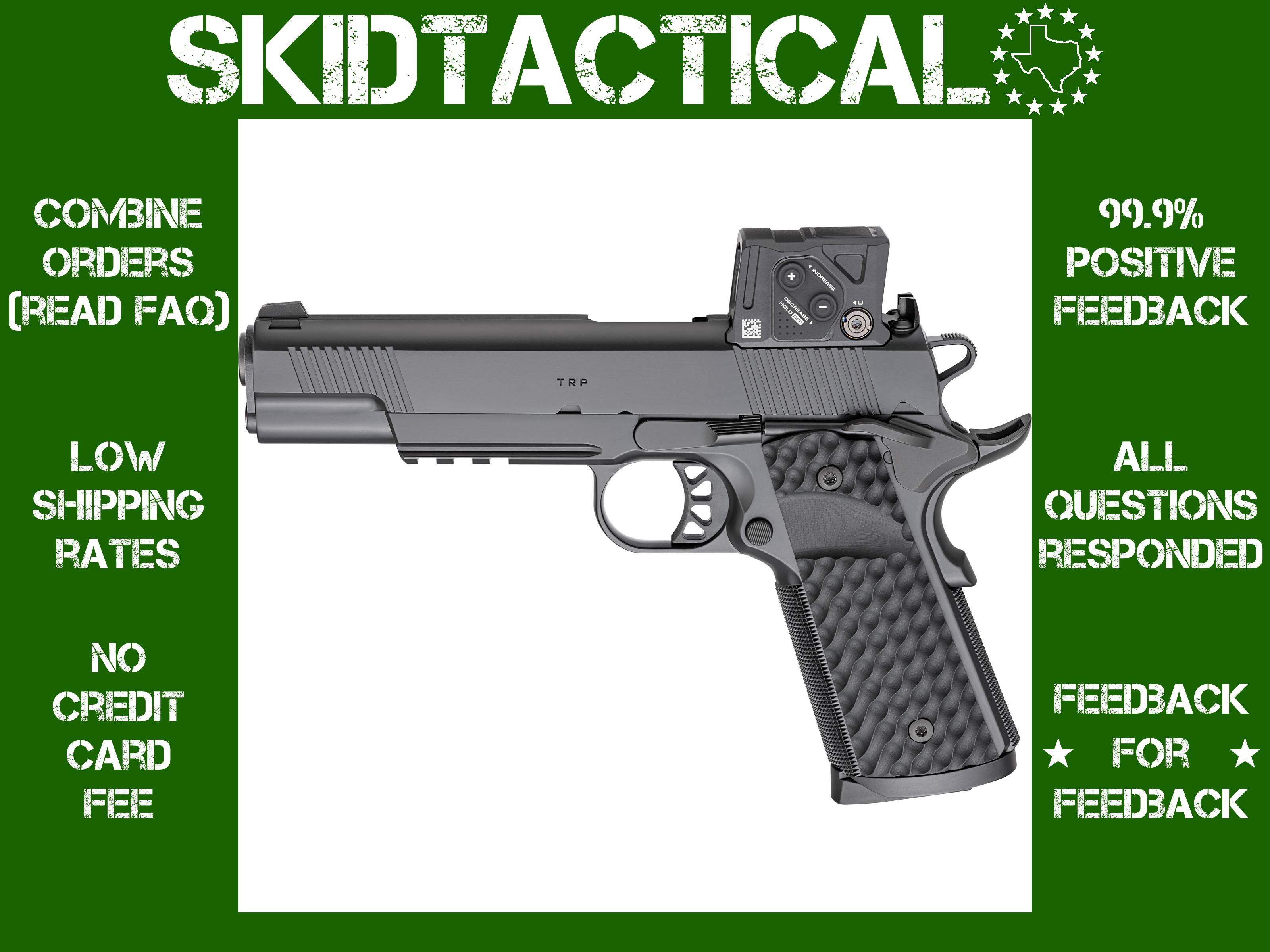 Springfield Tactical Response Pistol 1911 5" 45 ACP 8 Rounds Adjustable Sig-img-0