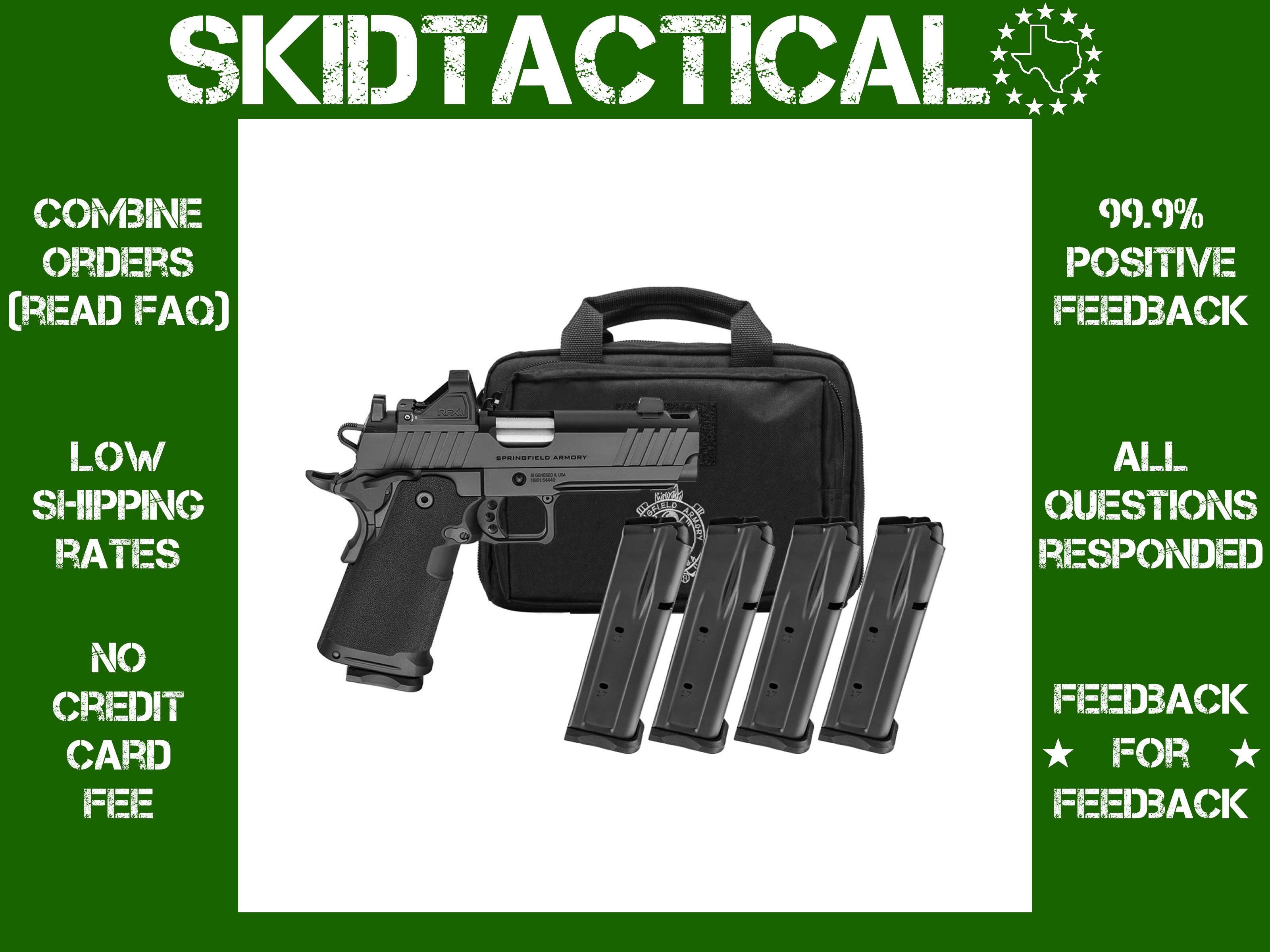 Springfield Prodigy 1911 5" 9MM 10 Rounds Adjustable Sights - Black-img-0