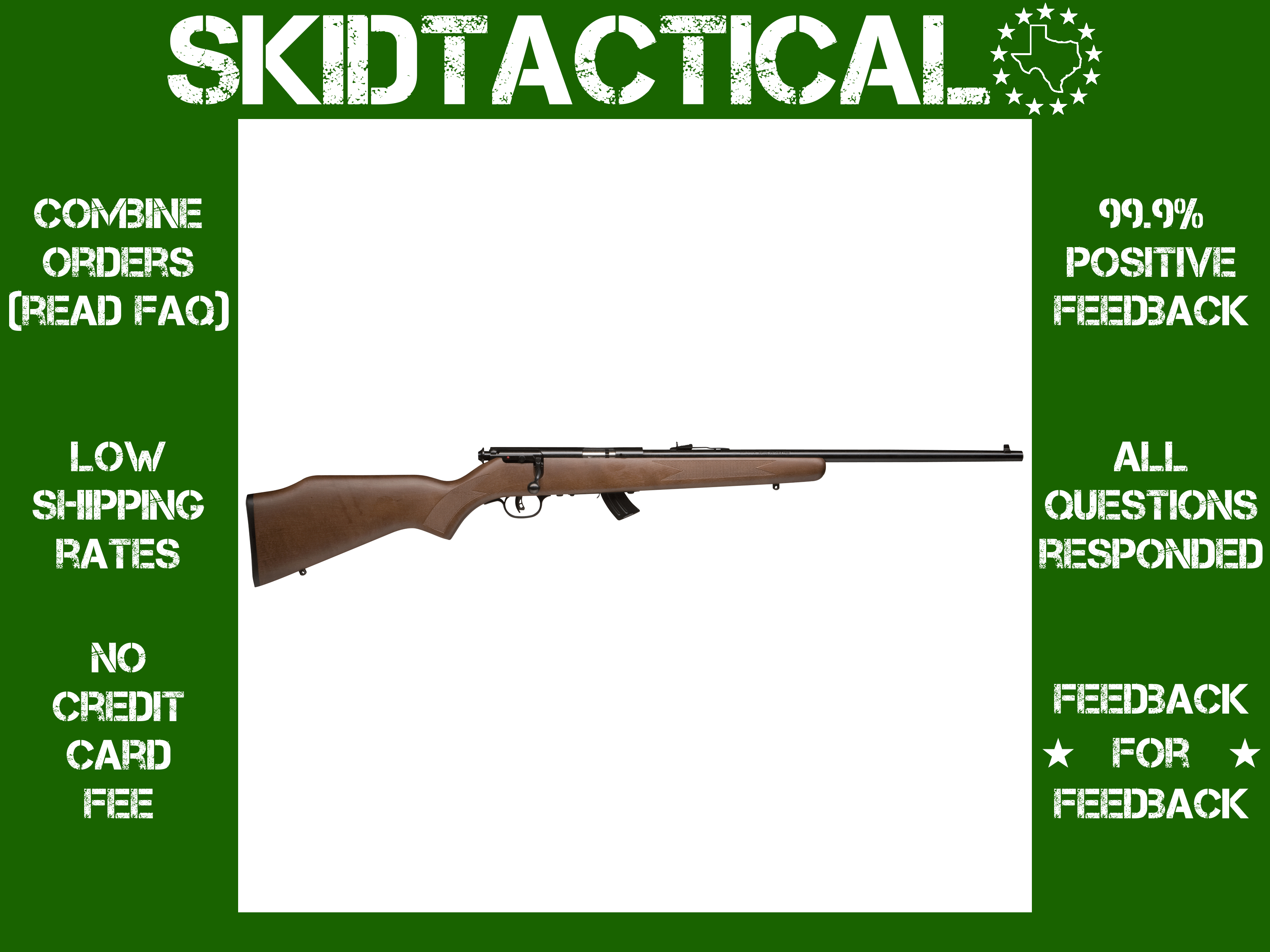 Savage Arms MKII-G 20.75" 22 LR 10 Rounds Adjustable Sights - Black-img-0