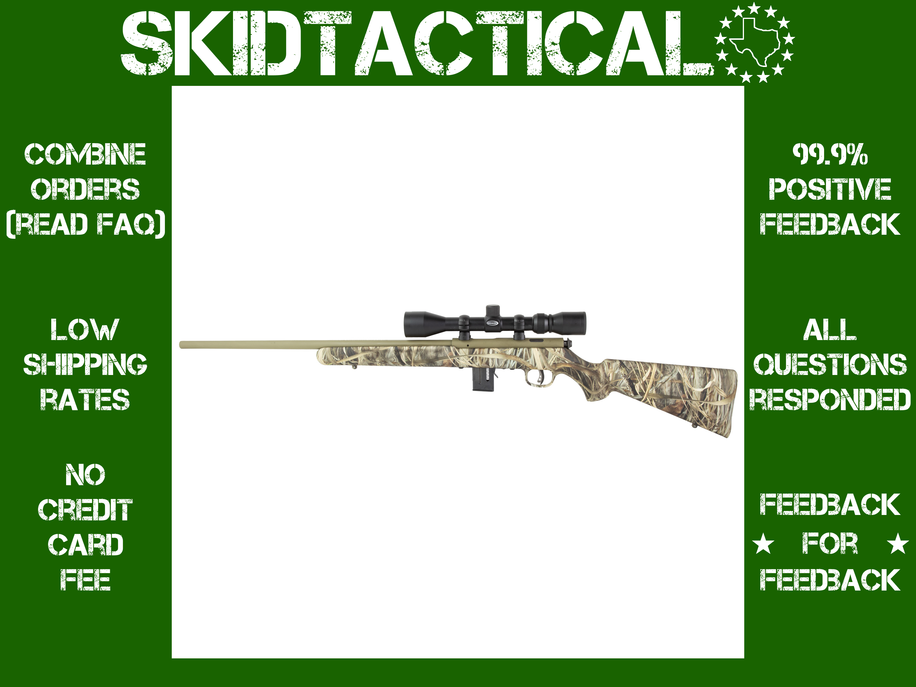 Savage Arms 93 XP Rifle 21" 17 HMR 10 Rounds - Camo-img-0