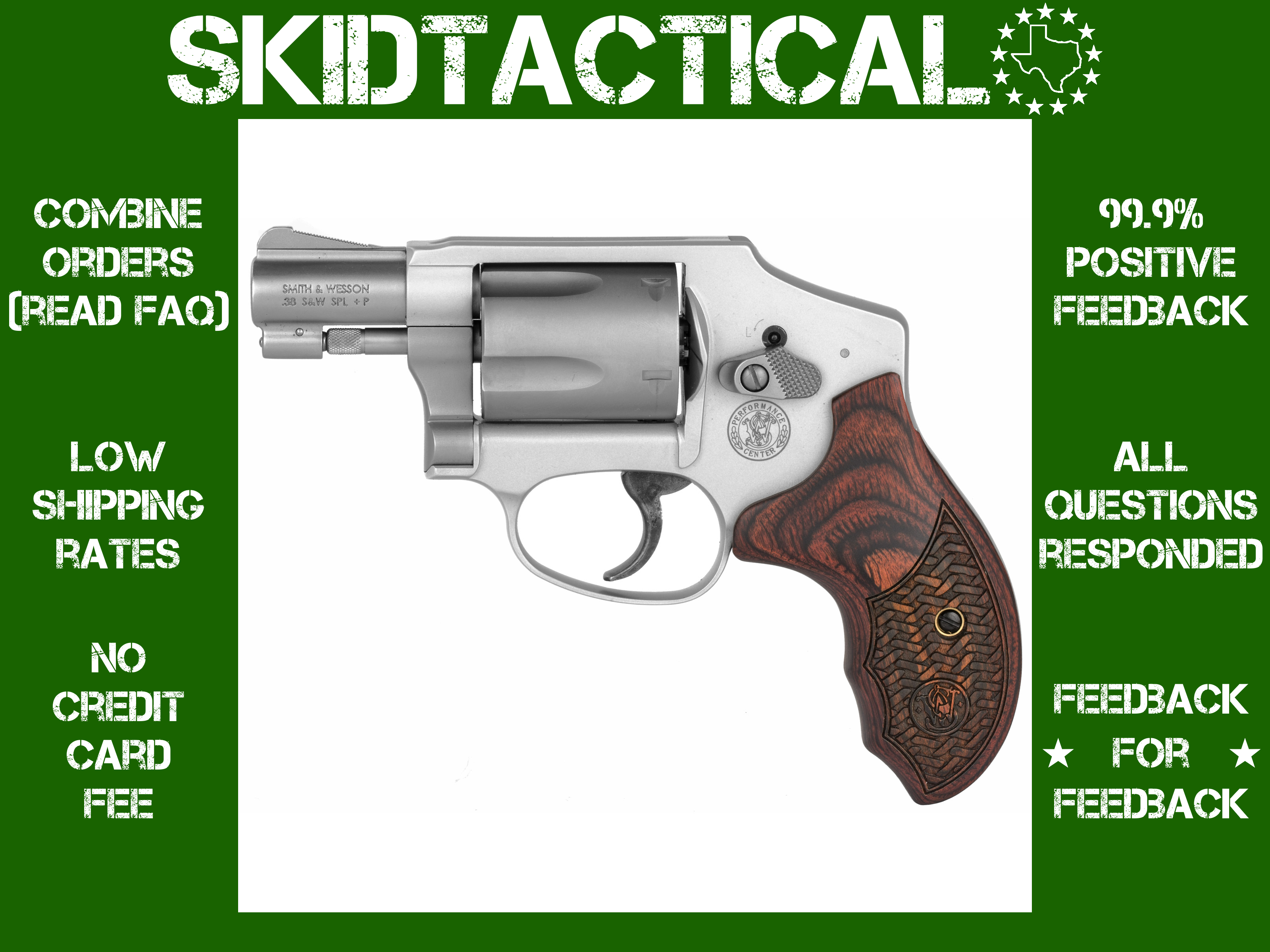 Smith & Wesson 642 Performance Center Double Action Only 1.88" 38 Special 5-img-0
