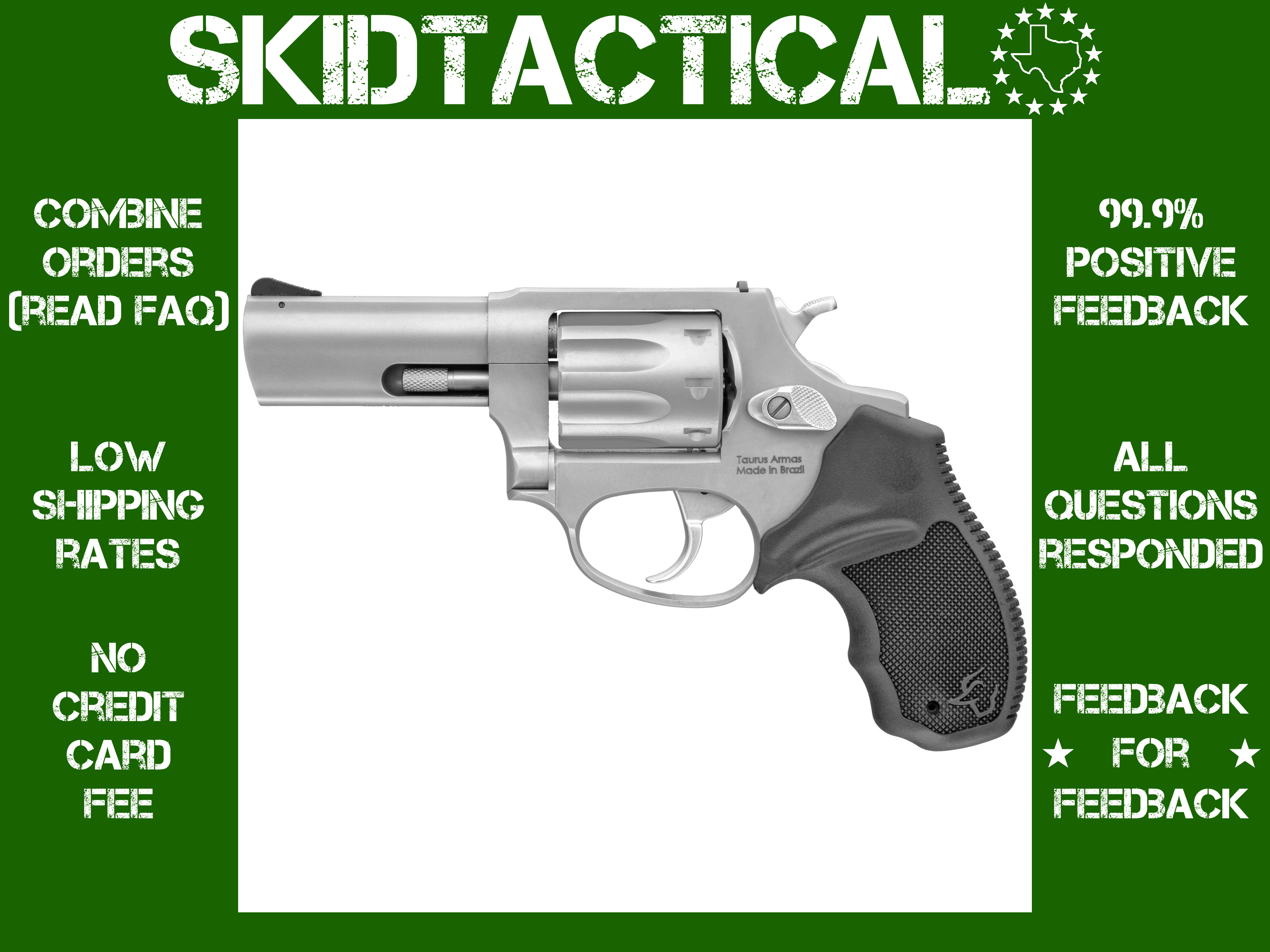 Taurus USA 942 3" 22 LR 8 Rounds - Silver-img-0