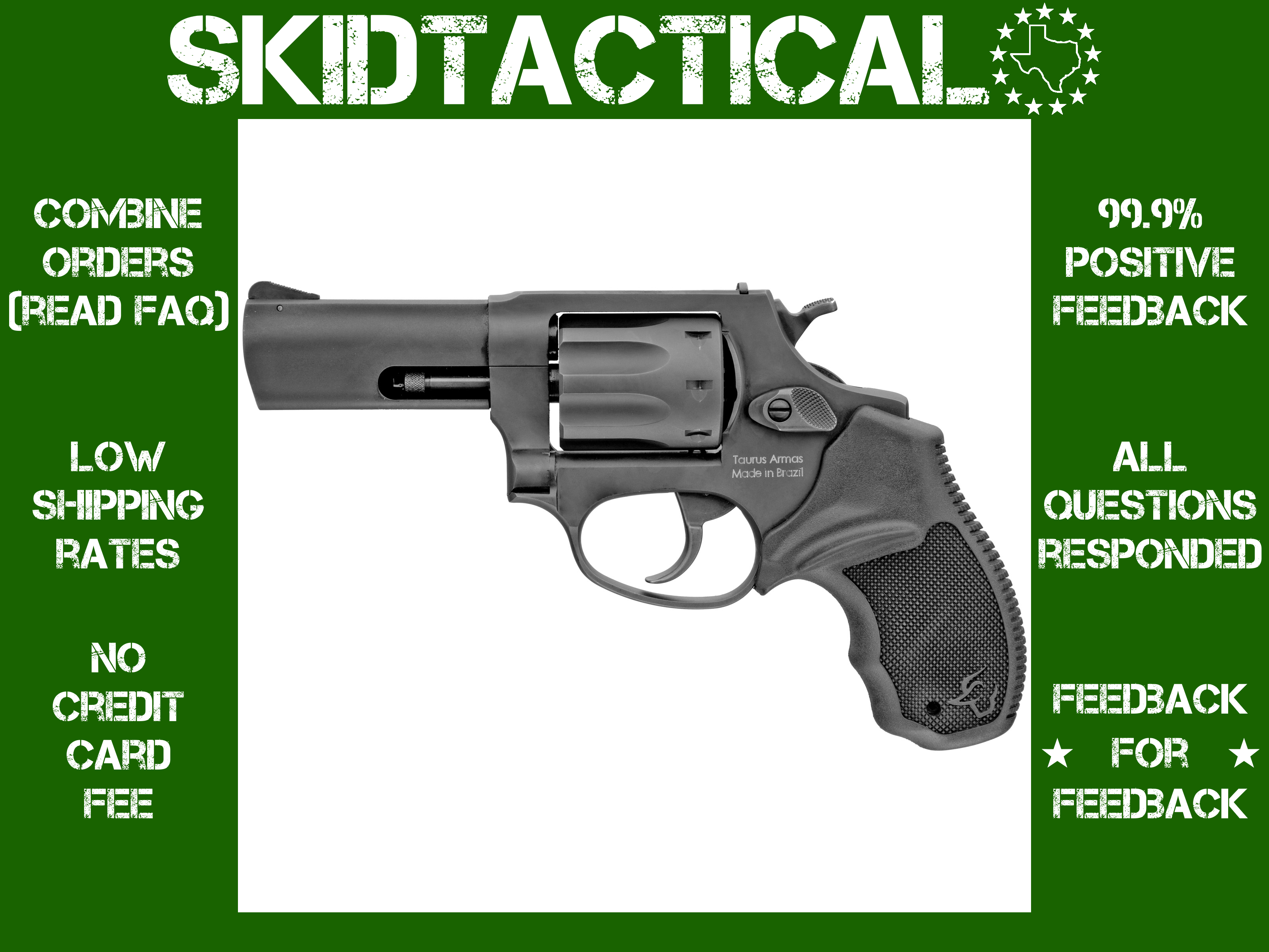 Taurus USA 942M 3" 22 WMR 8 Rounds - Black-img-0