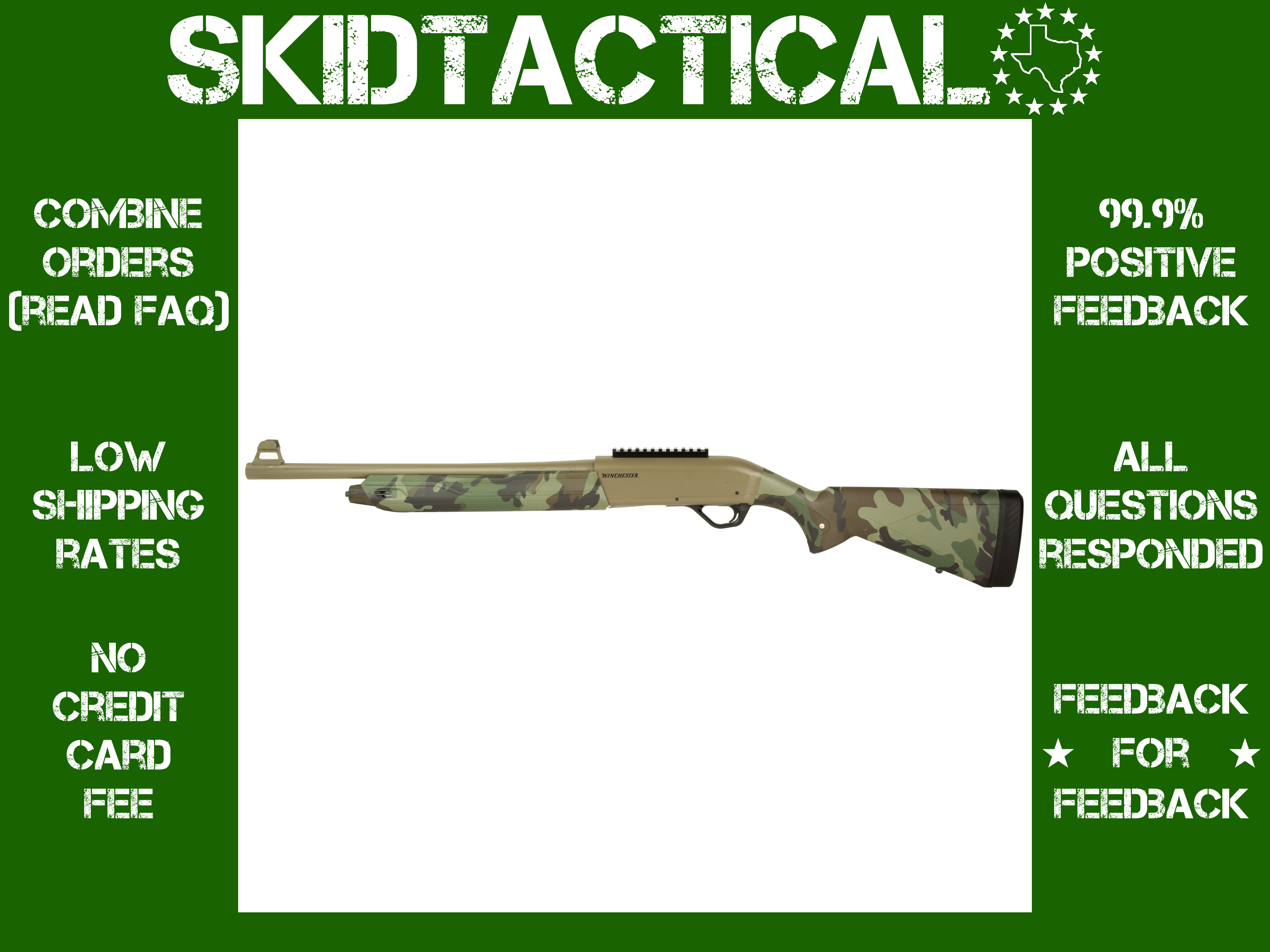 Winchester Repeating Arms SX4 Defender 18.5" 12 Gauge 3" 4 Rounds Ghost Rin-img-0