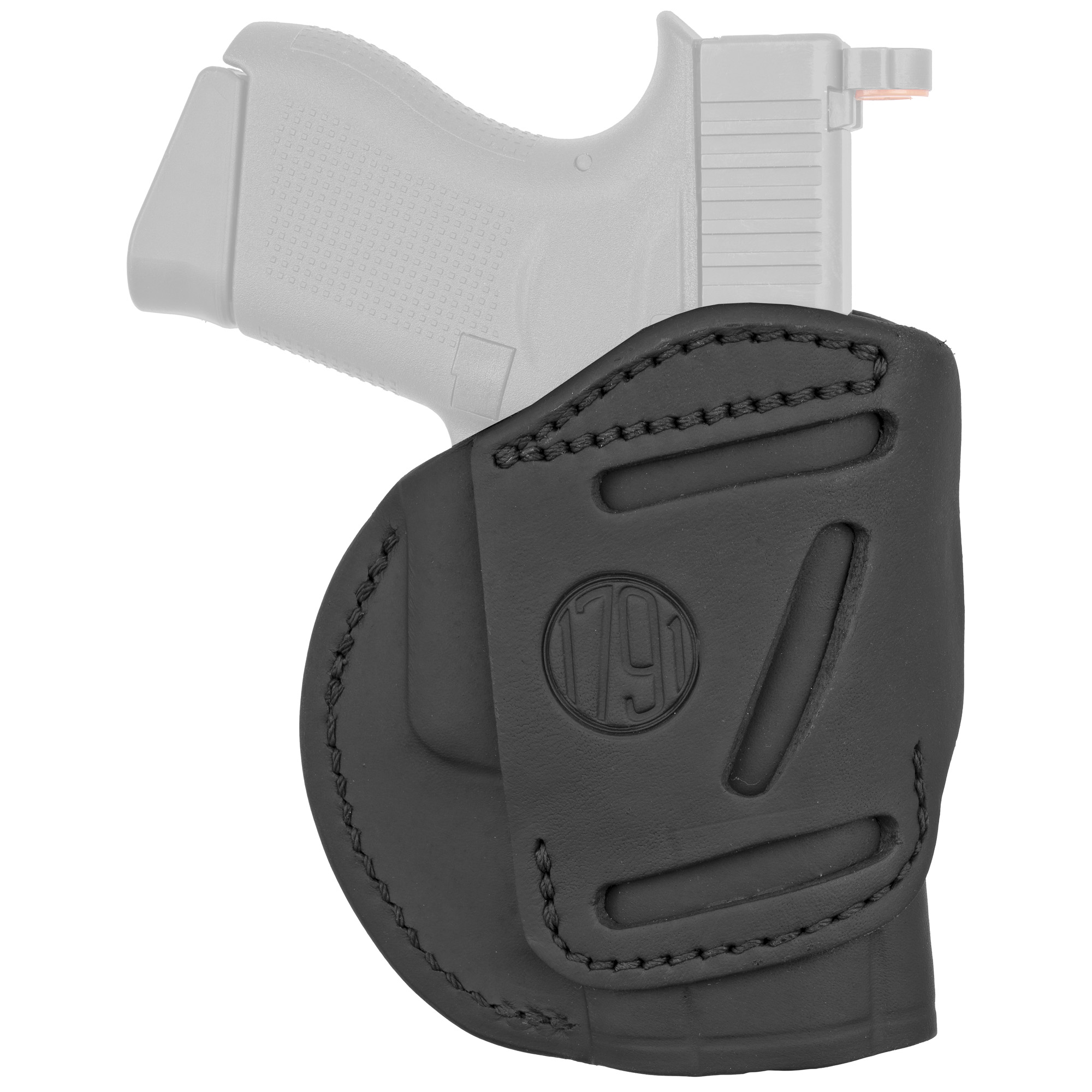 1791 Gunleather S&W M&P Shield 4 Way Holster Left Hand Belt Holster – Stealth Black