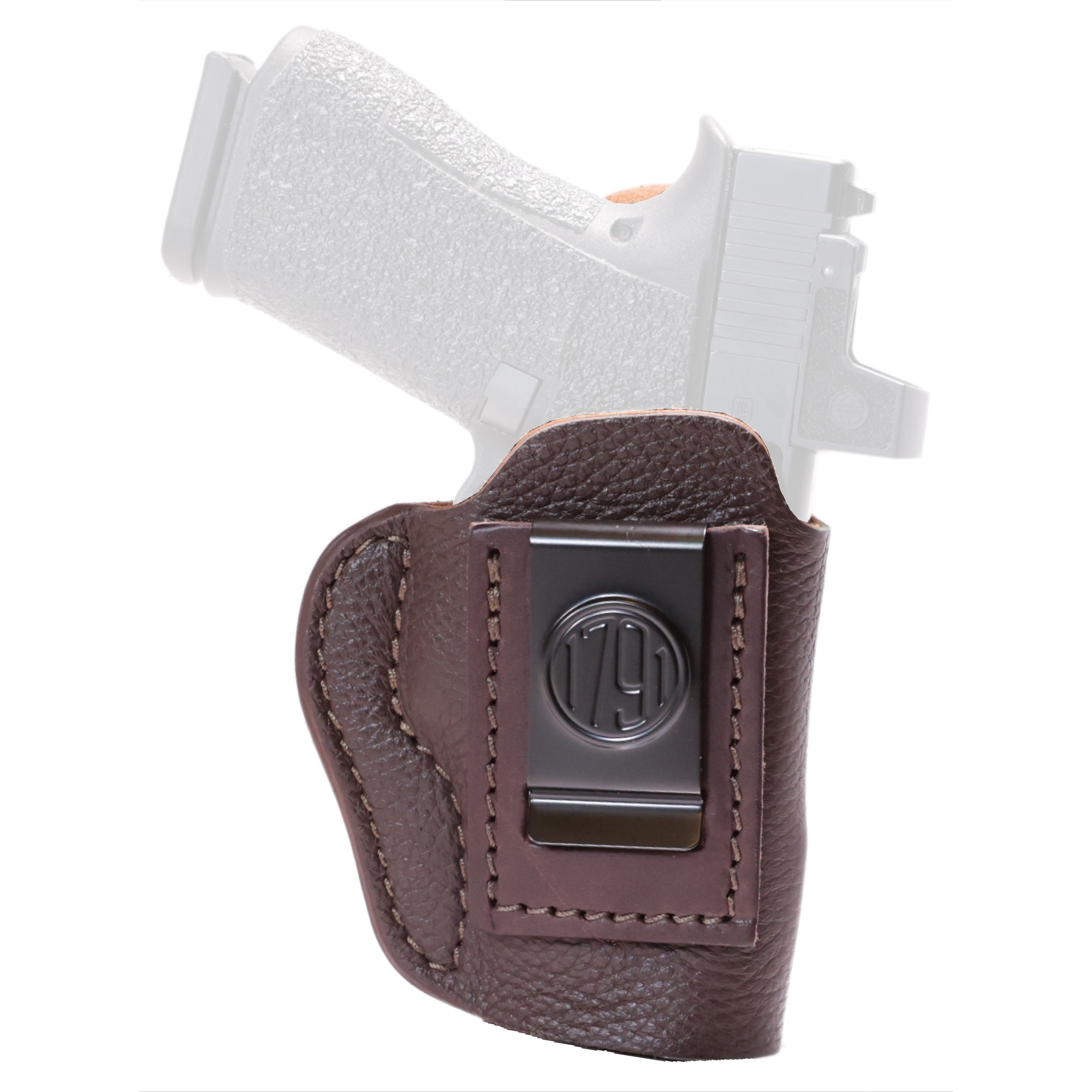 1791 Gunleather Glock 42/43 Fair Chase Right Hand Inside Waistband Holster – Brown