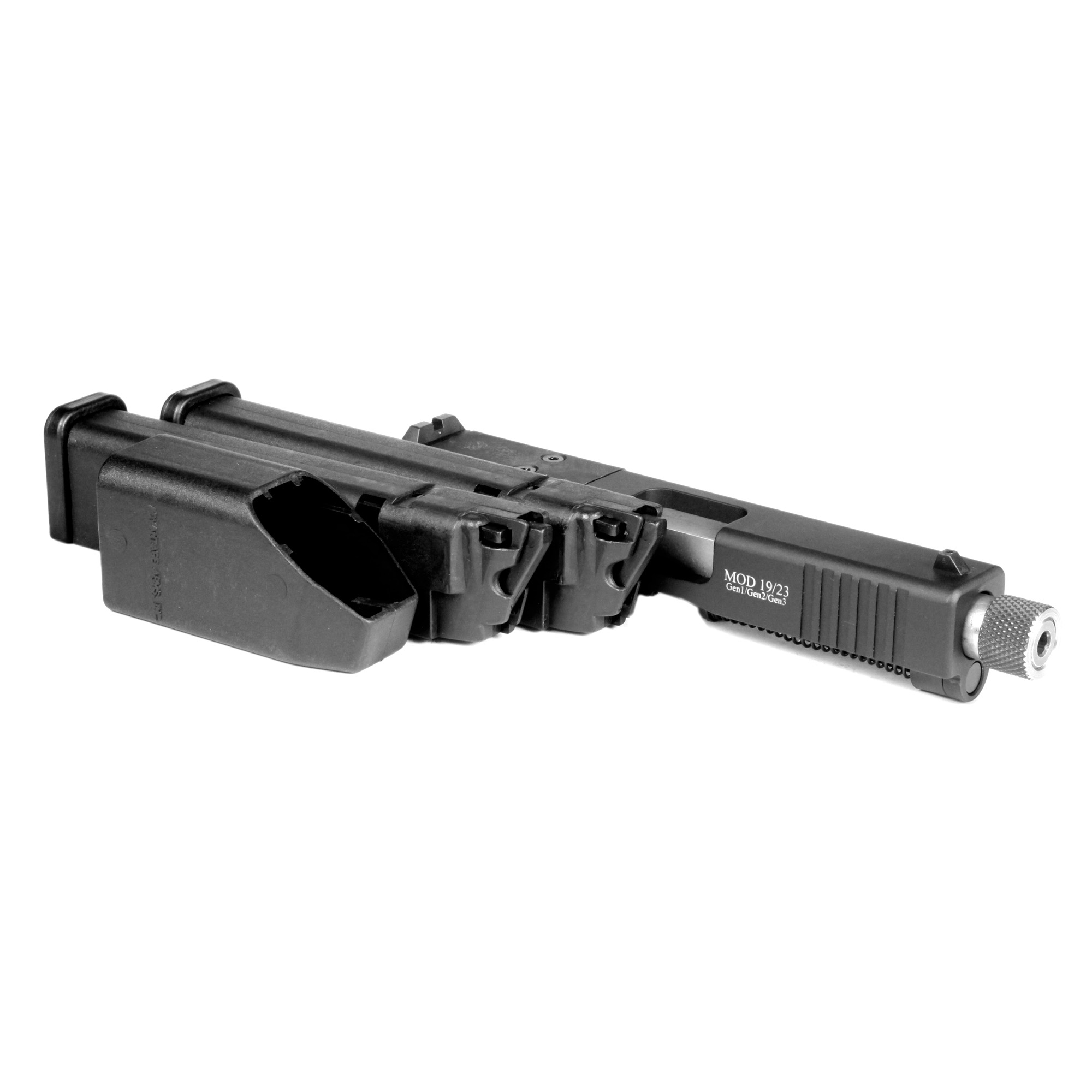 Advantage Arms Glock 19/23 Generation 3 19-23G3-MOD 22 LR 4.02″ Threaded 15rd – Black