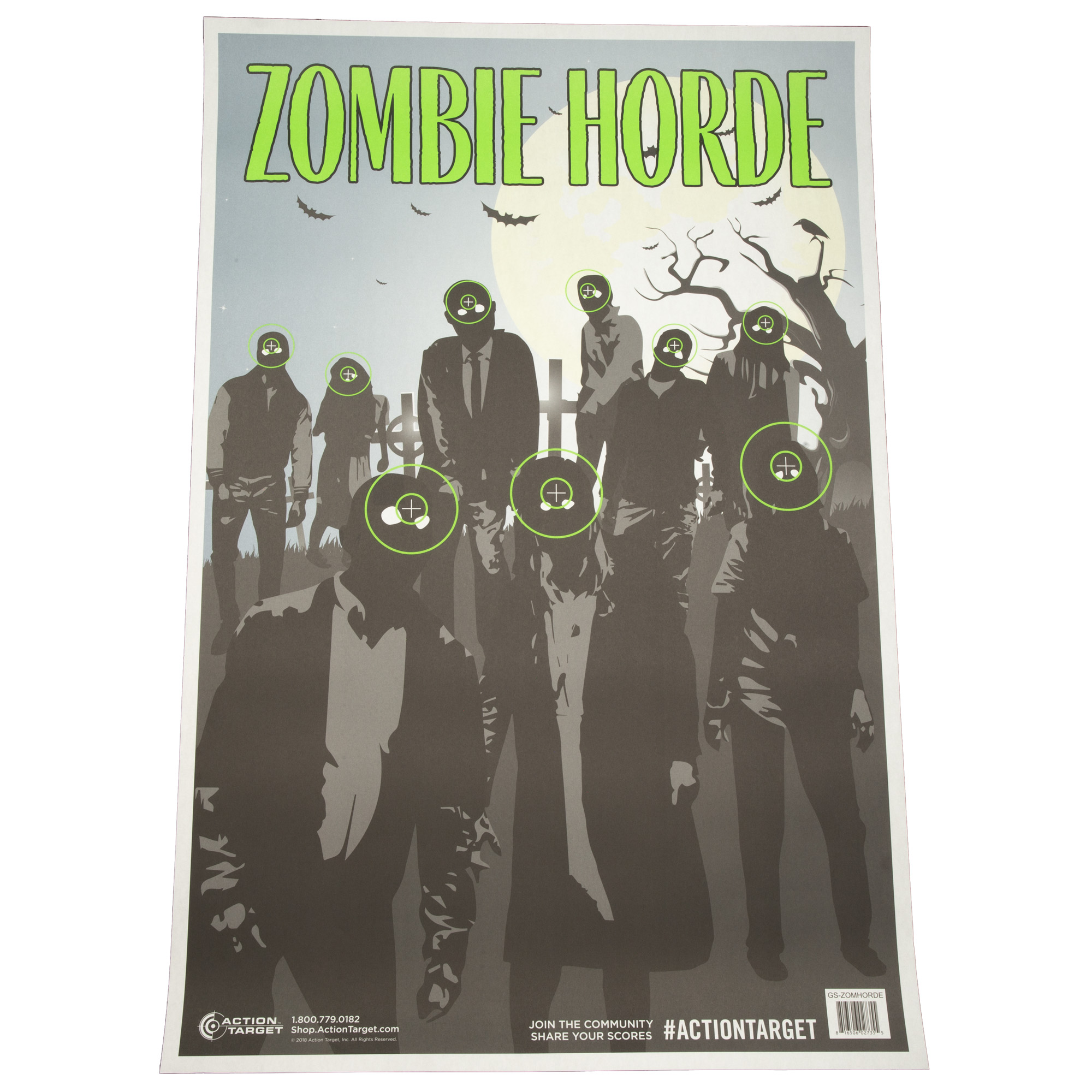 Action Target Zombie Horde Target