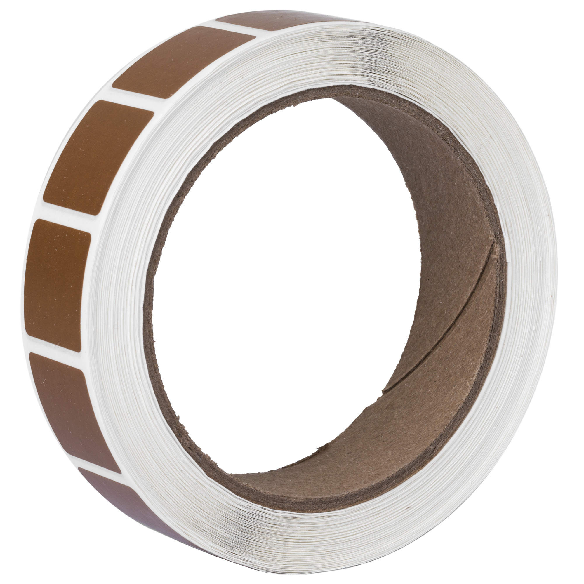 Action Target Roll of 1000 7/8″ Square Target Pasters (Brown)